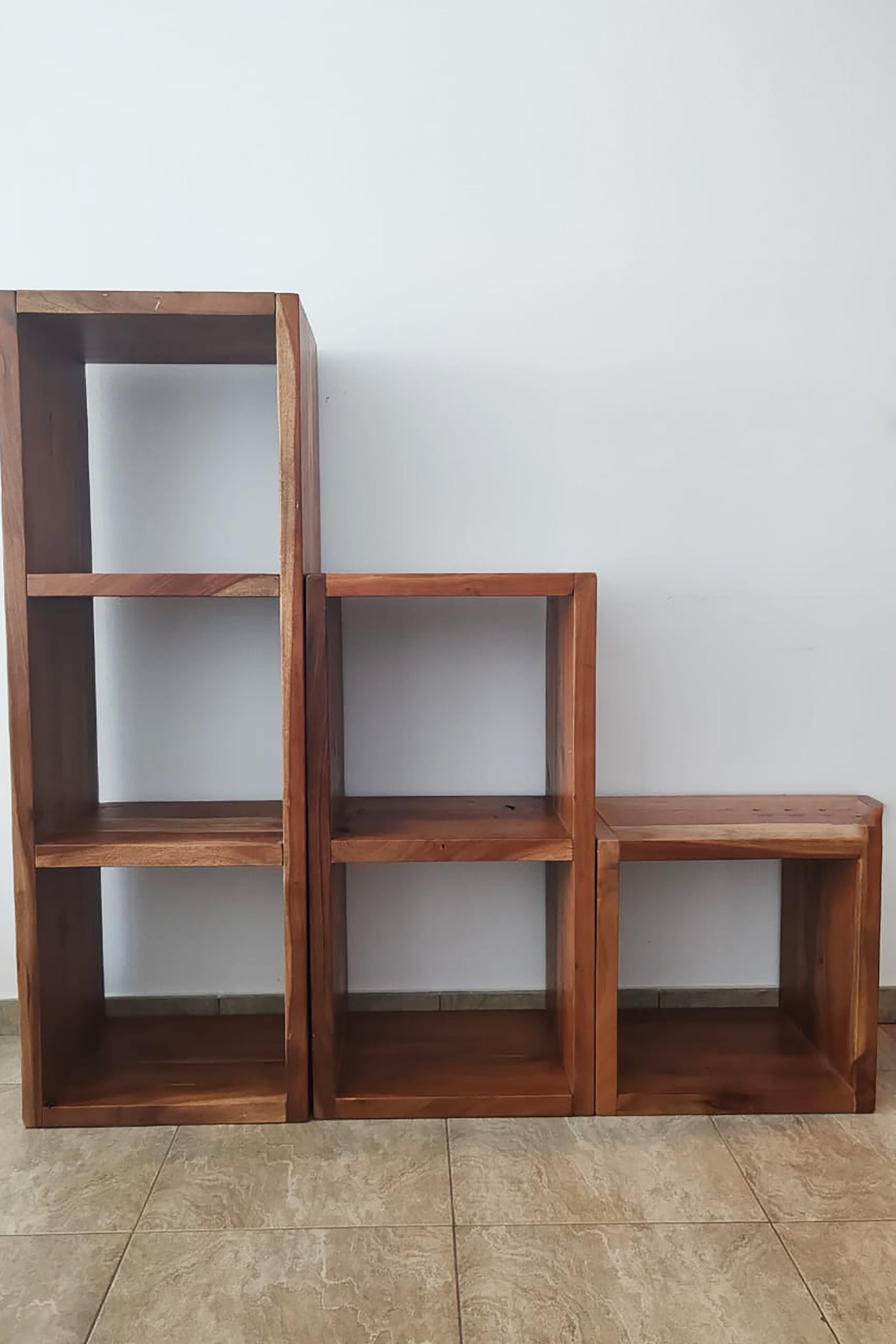 Multiway Solid Wooden Bookshelf Cubes