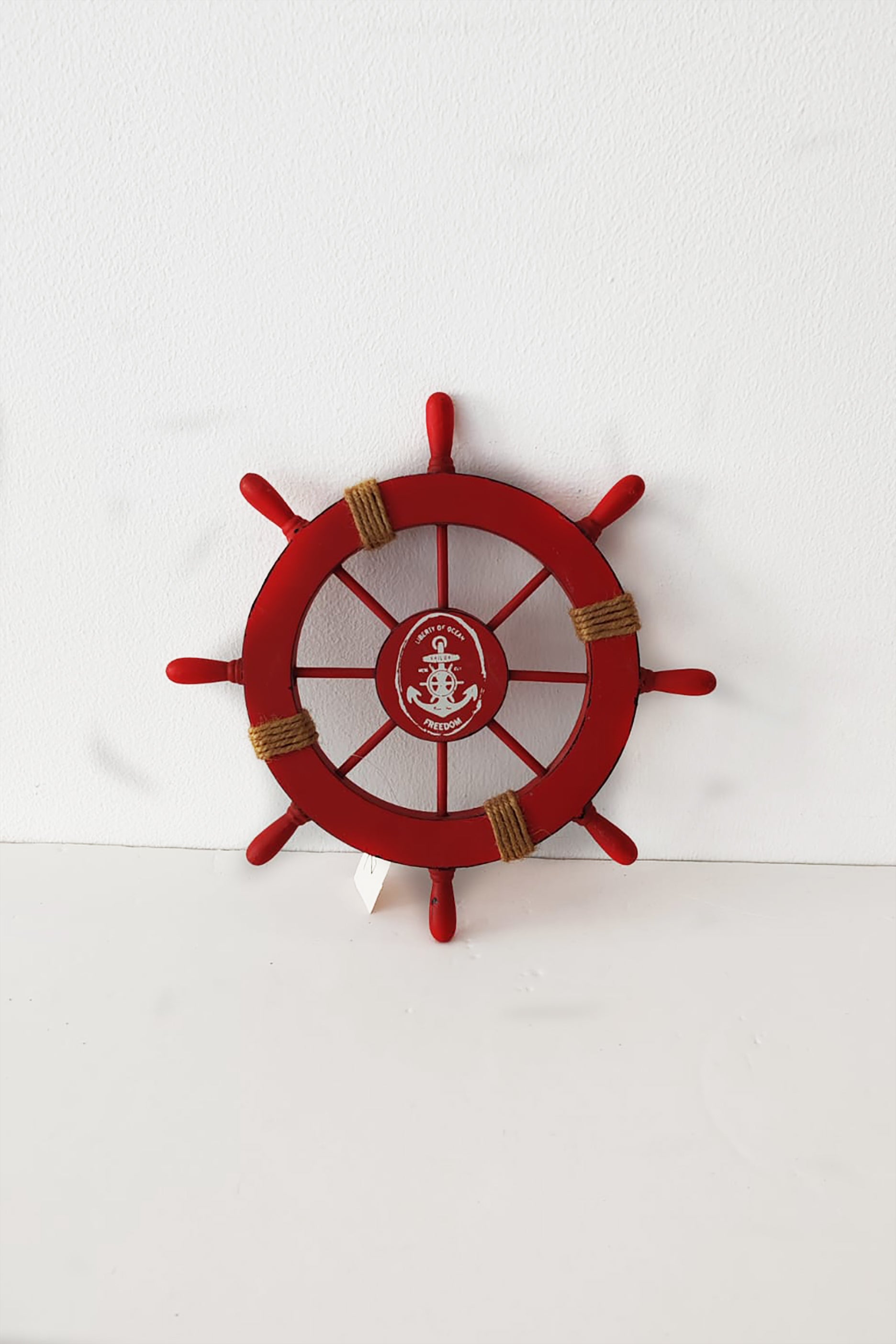 Wooden Nautical Anchor, Wheels, Paddle (set of 4)