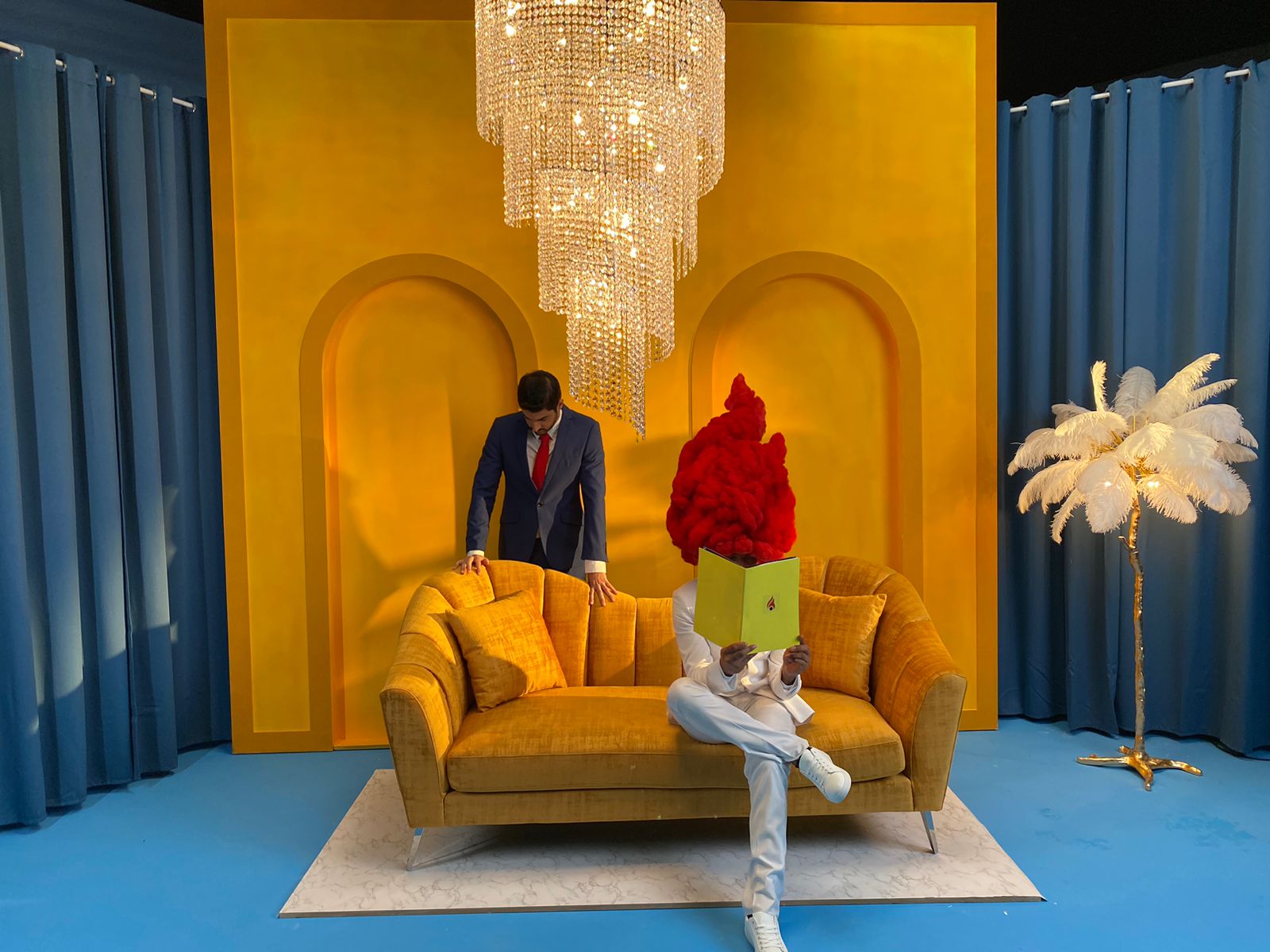 Large Crystal Chandelier