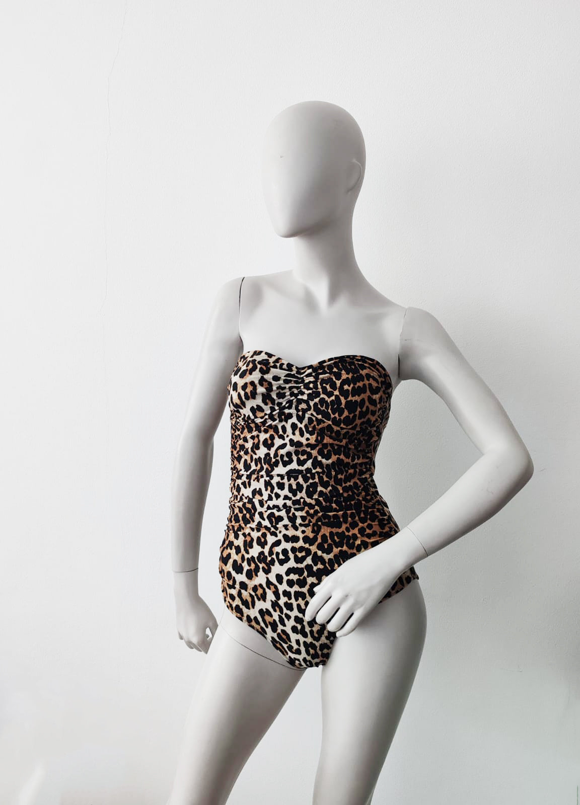 Ganni Leopard Print Swimsuit