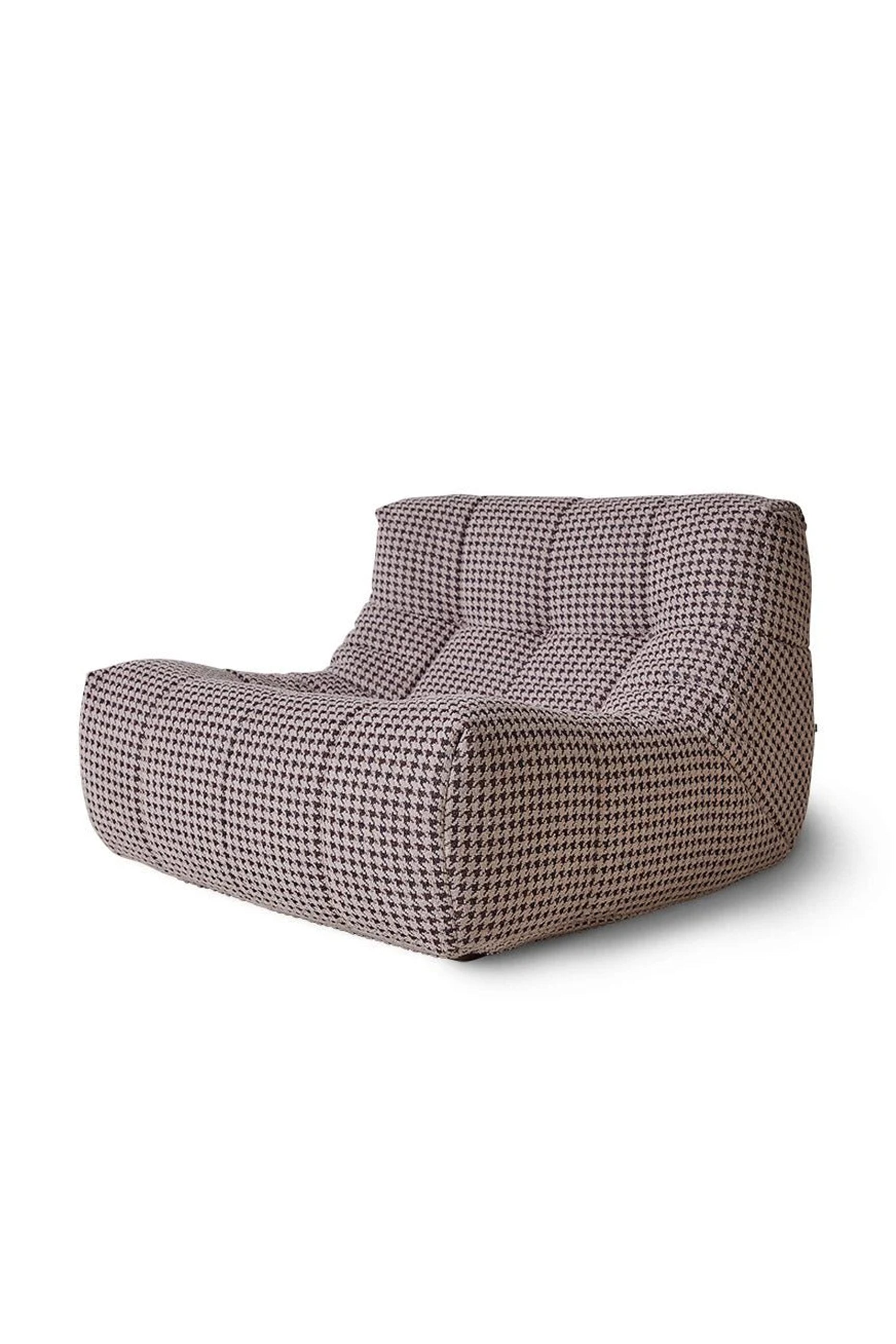 Houndstooth Checked Togo Chair
