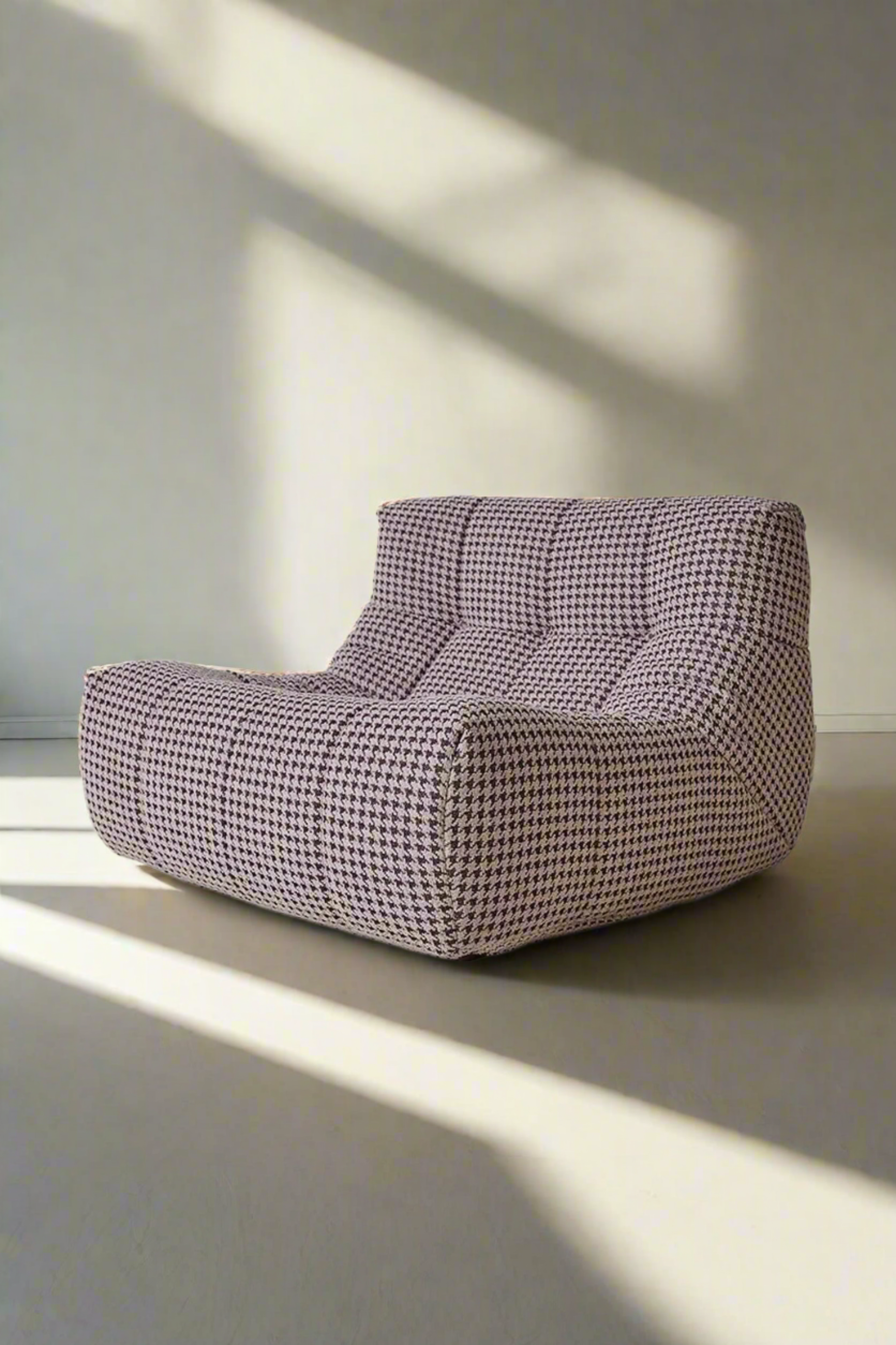 Houndstooth Checked Togo Chair