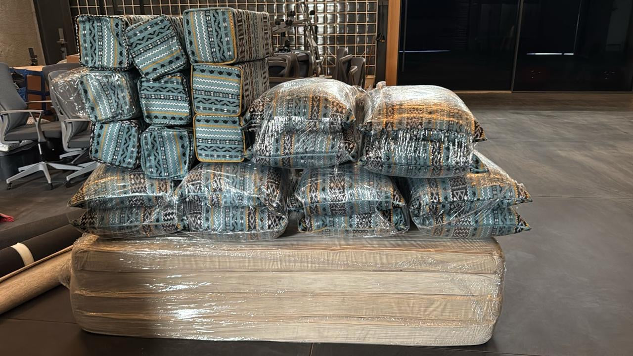 Majlis Floor Sofa Set (4 pieces available)