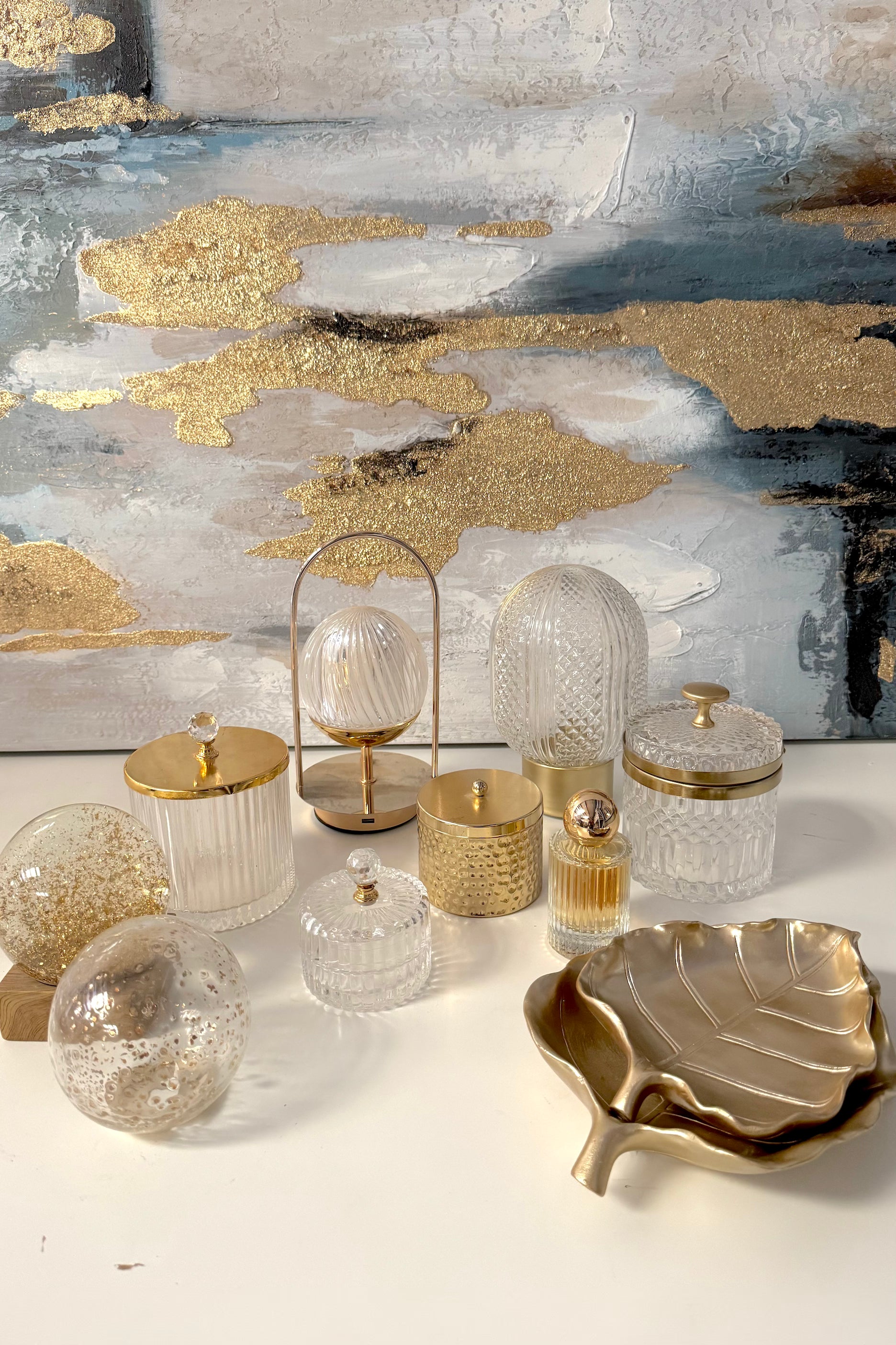 Box of Gold Vanity / Dressing Table / Bathroom Accessories