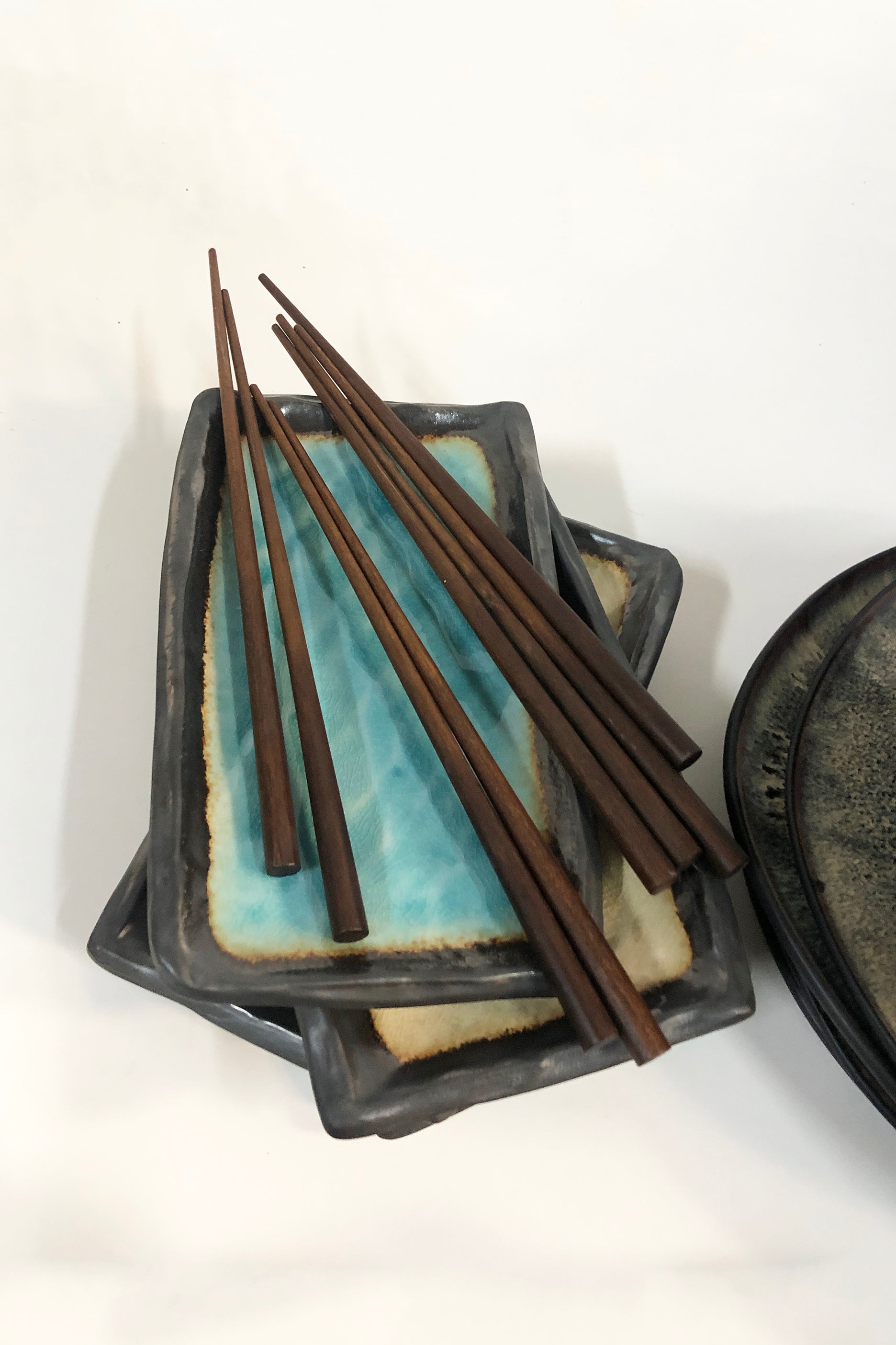 Japanese Style Dinner Plate Sushi Set