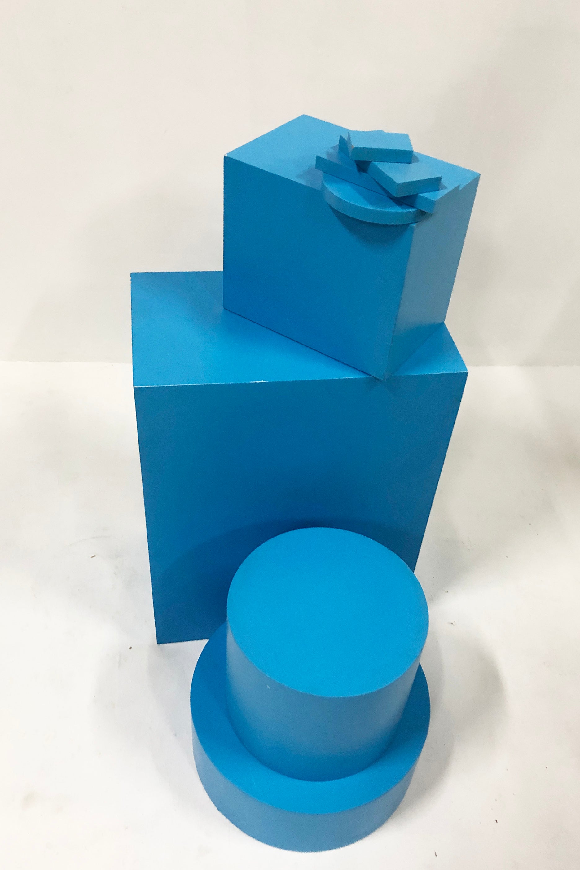 Blue Block Plinths