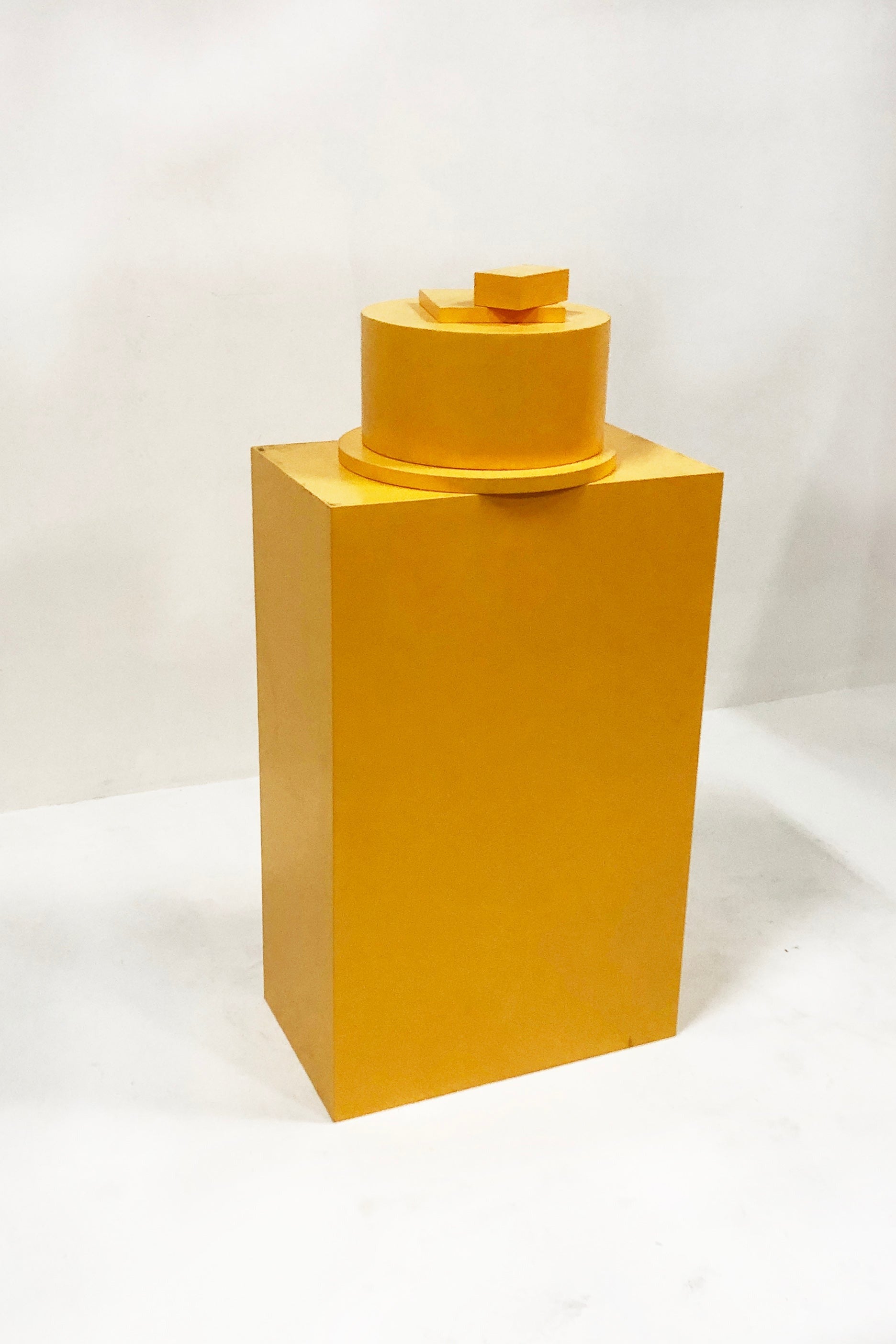 Yellow Block Plinths