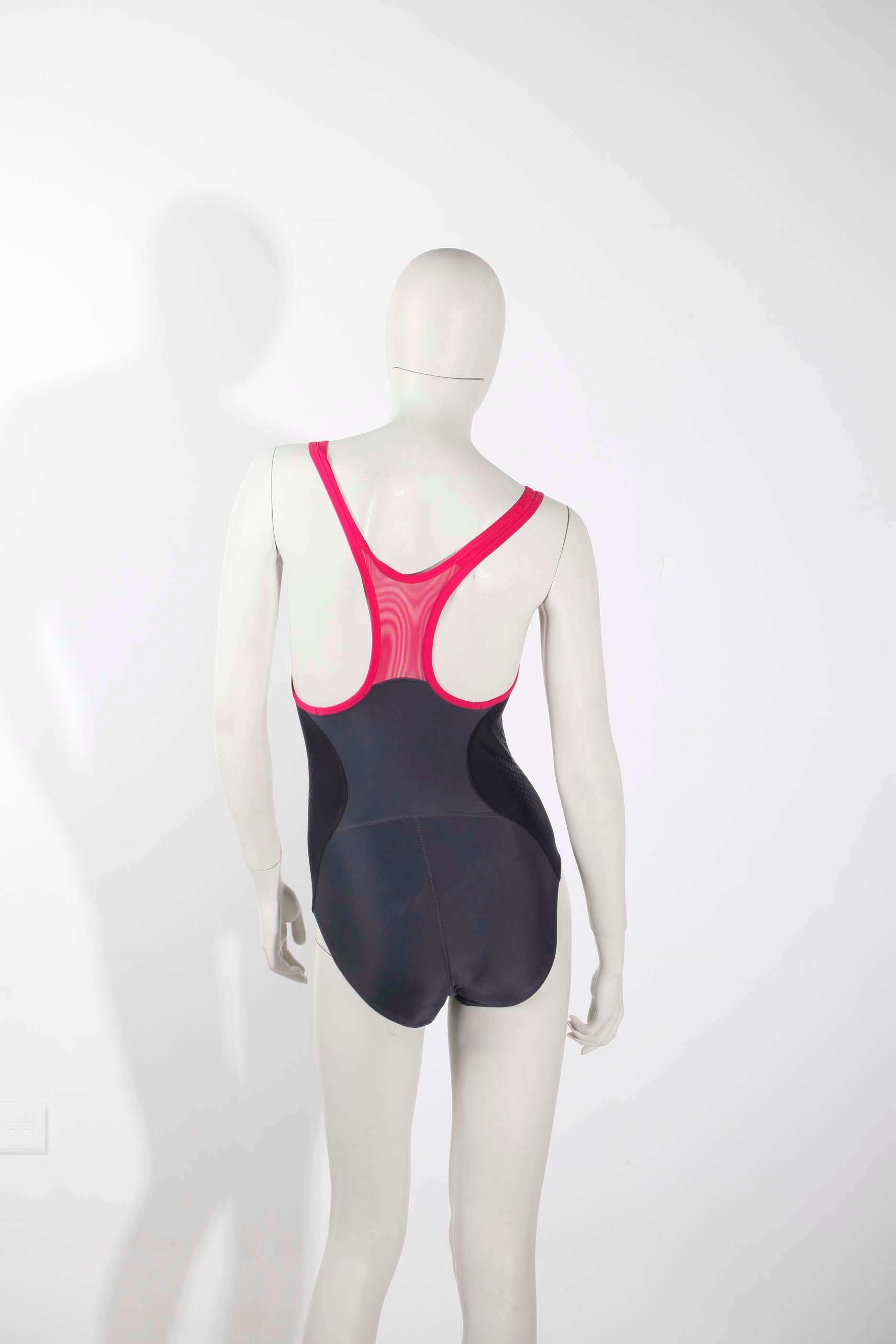 Speedo Pink and Black Swimsuit (small)