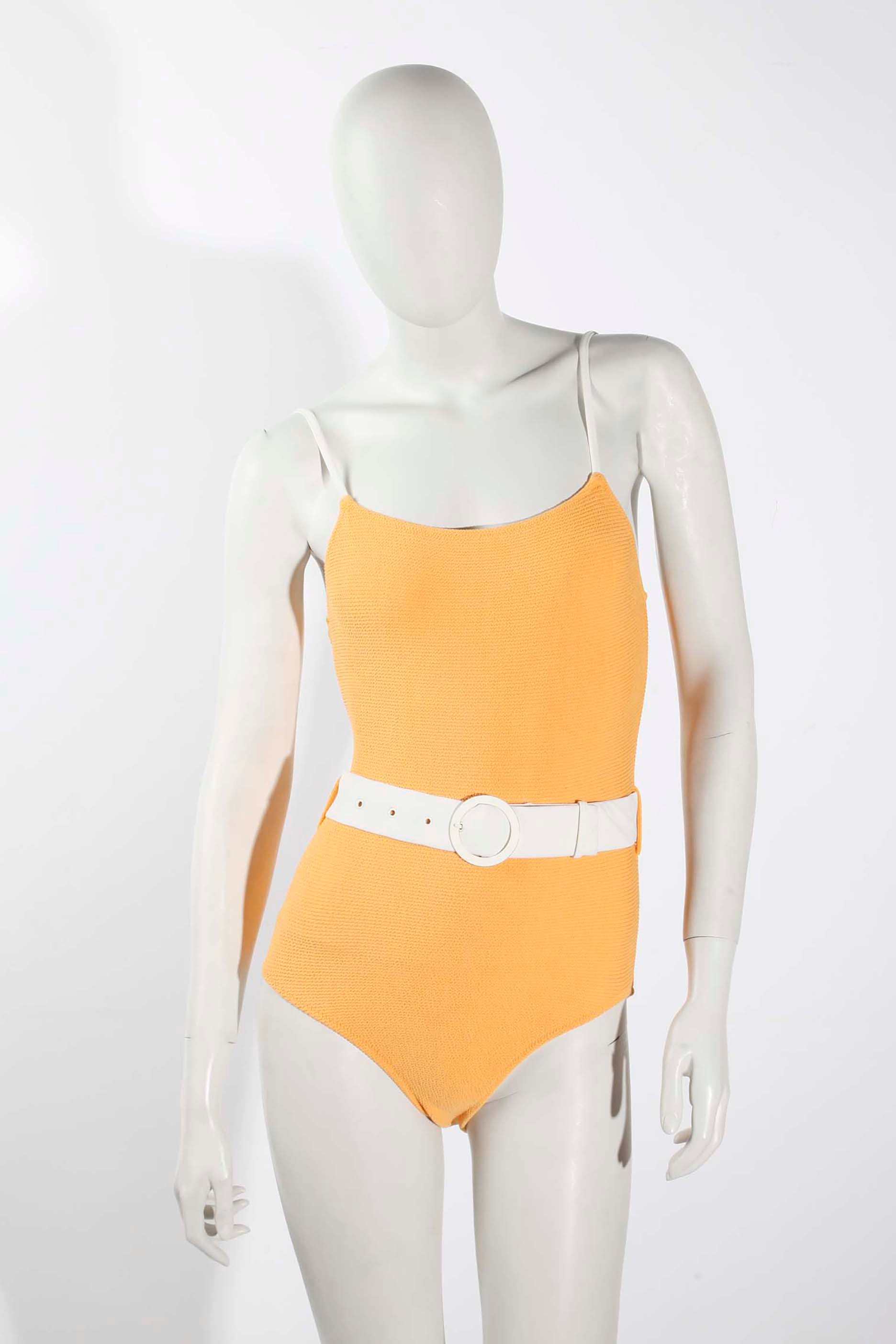 Orange Belted Swimsuit (Small)