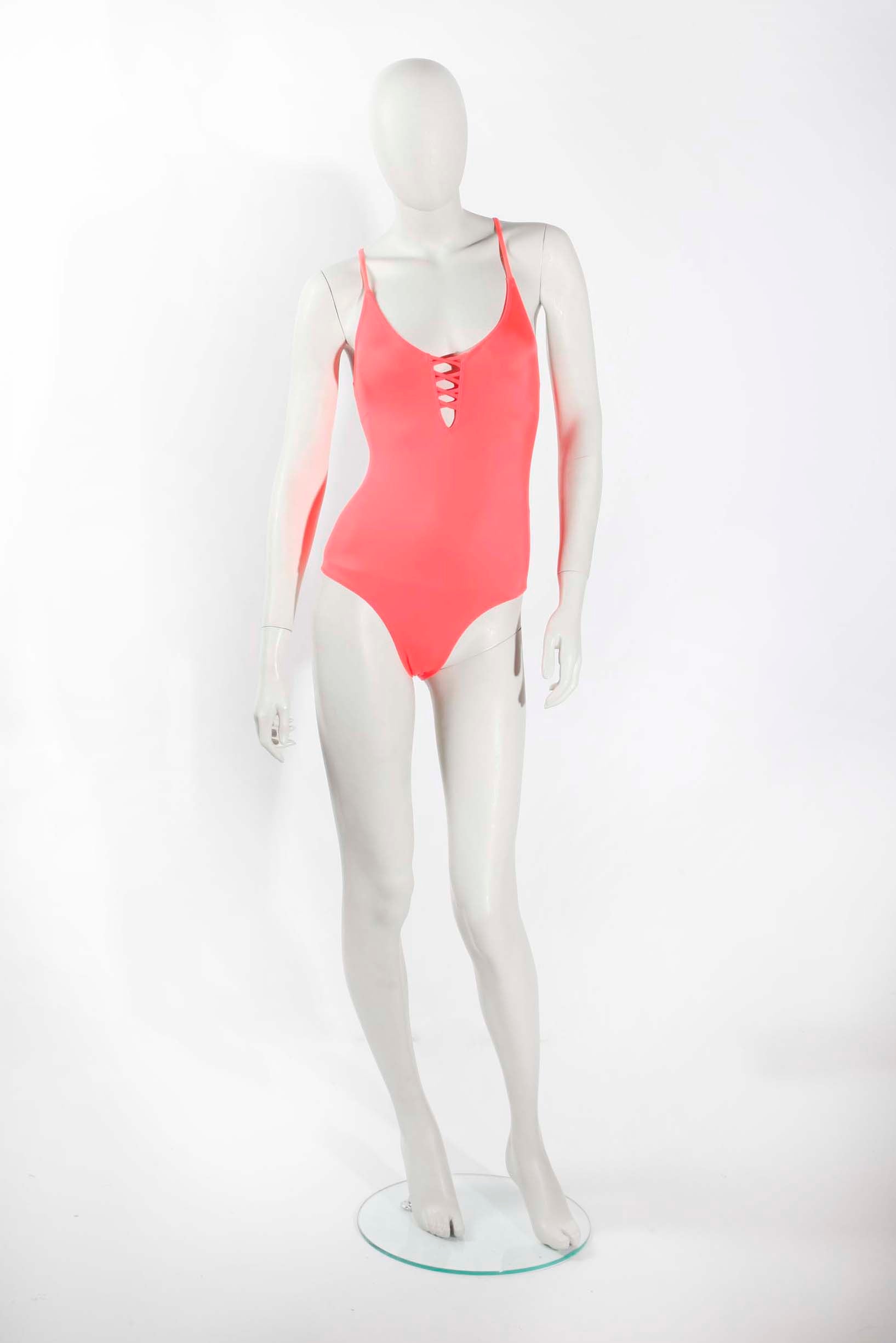 Highlighter Pink Swimsuit (XSmall)