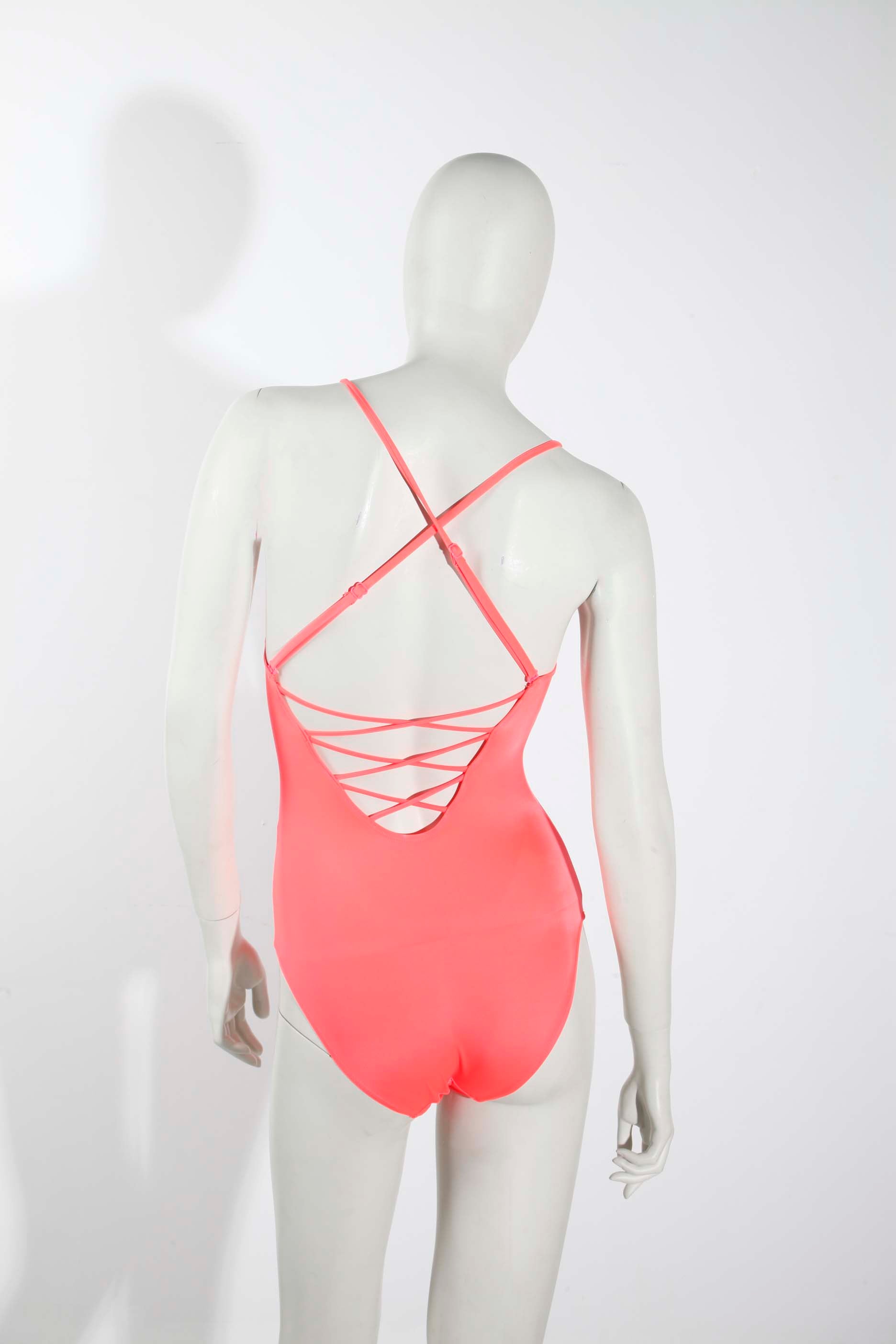 Highlighter Pink Swimsuit (XSmall)