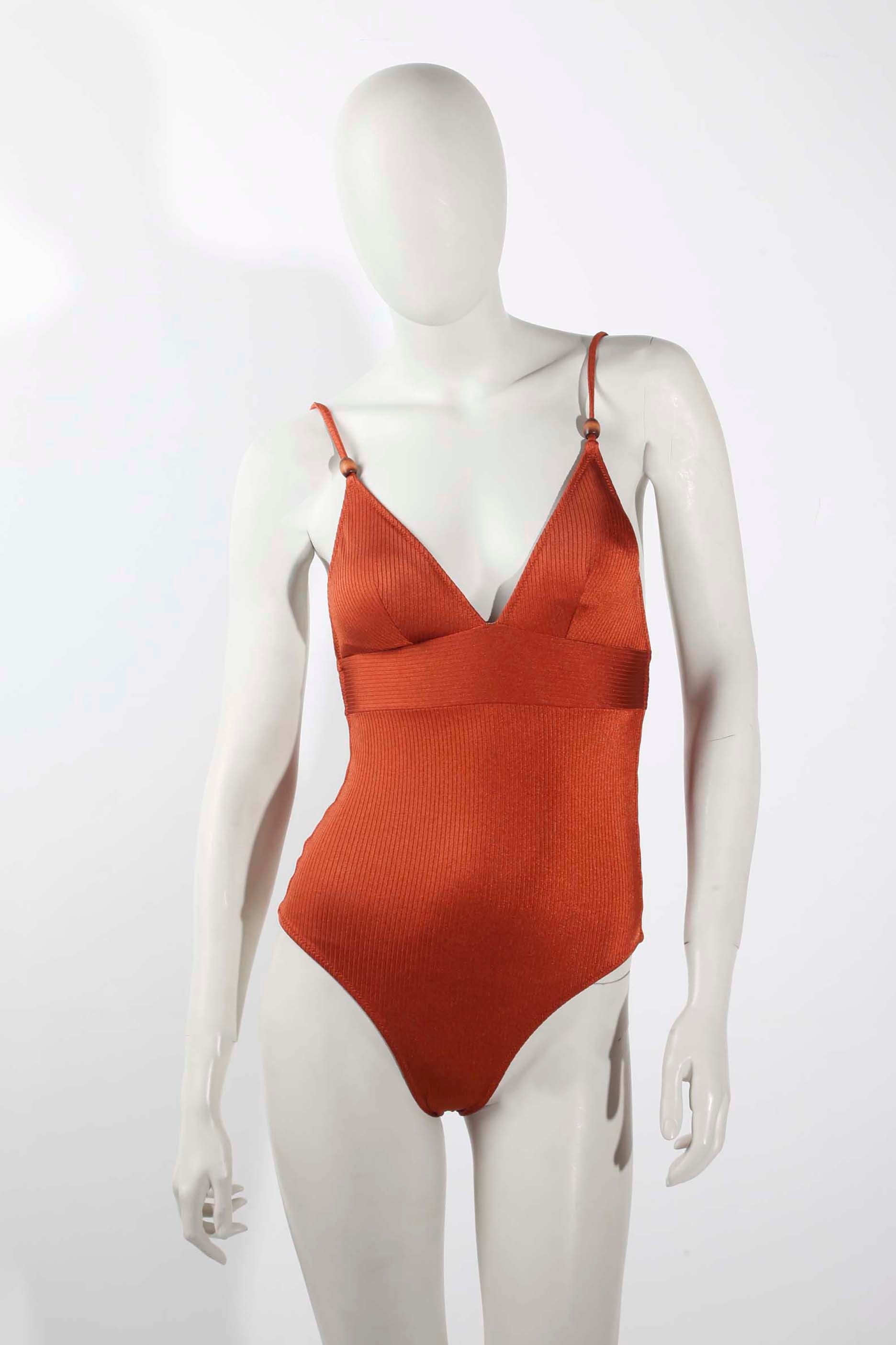 Bronze Textured Swimsuit (XSmall)