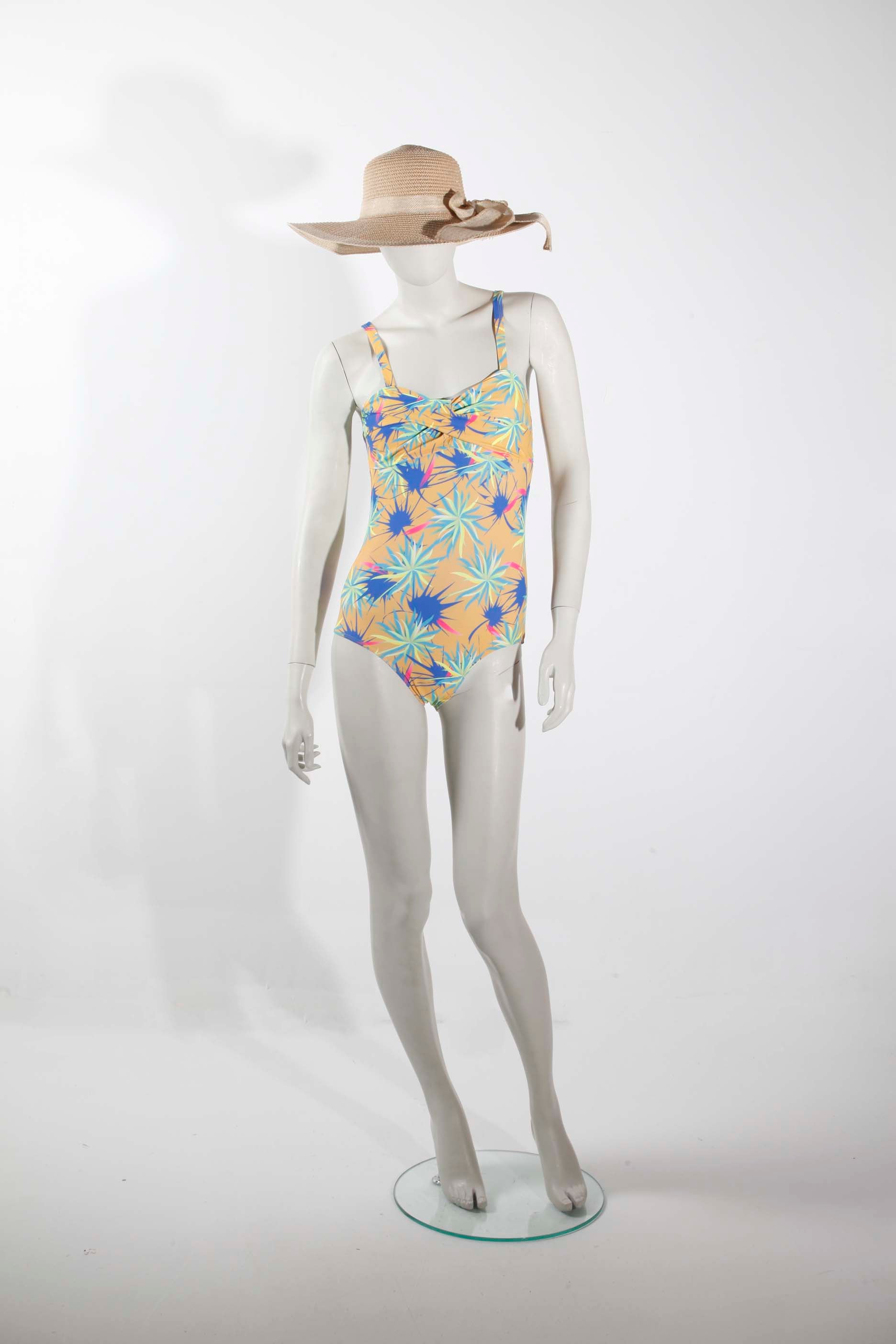 Printed Orange Swimsuit (Eu38)