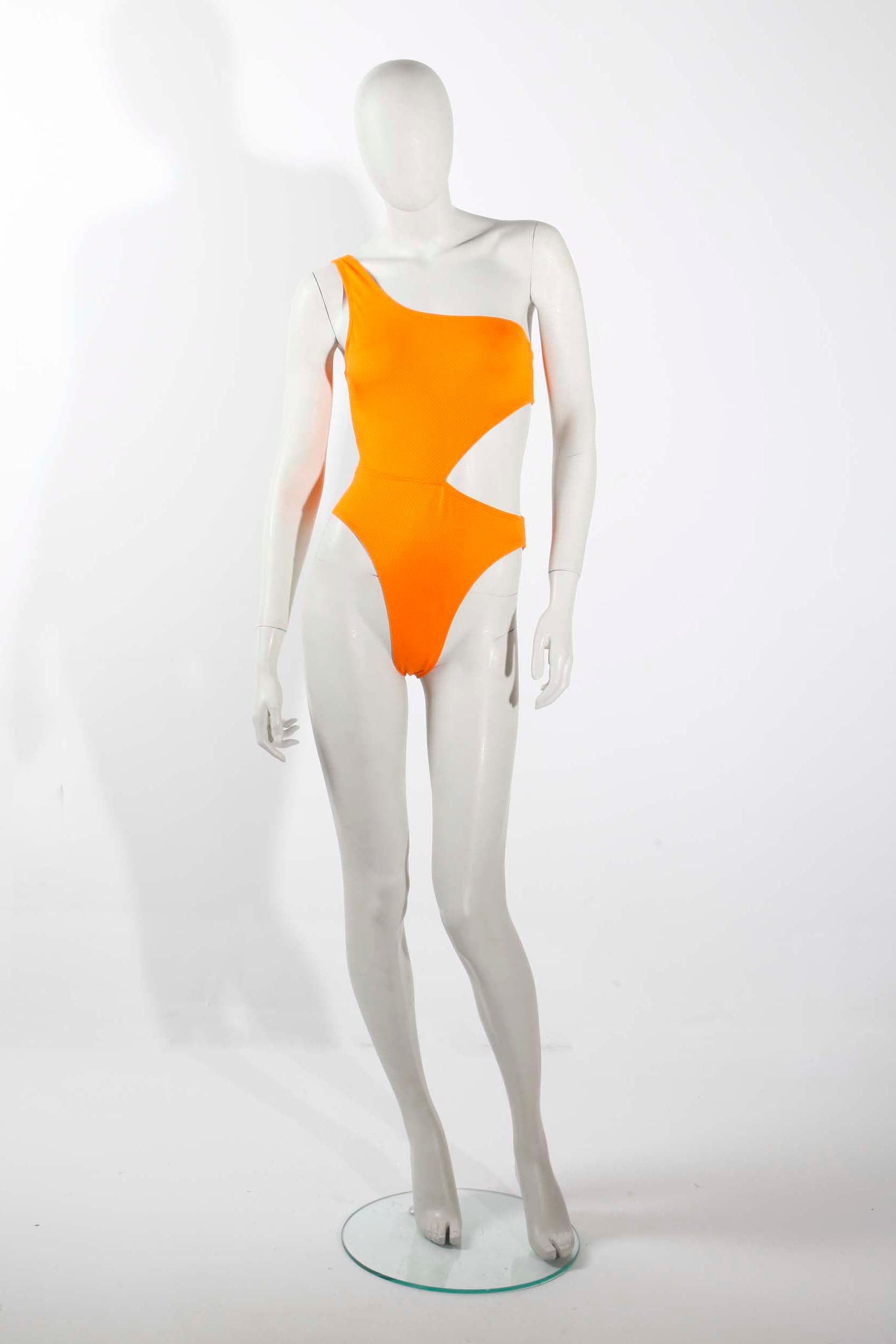 Orange Cut-Out Swimsuit (Medium)