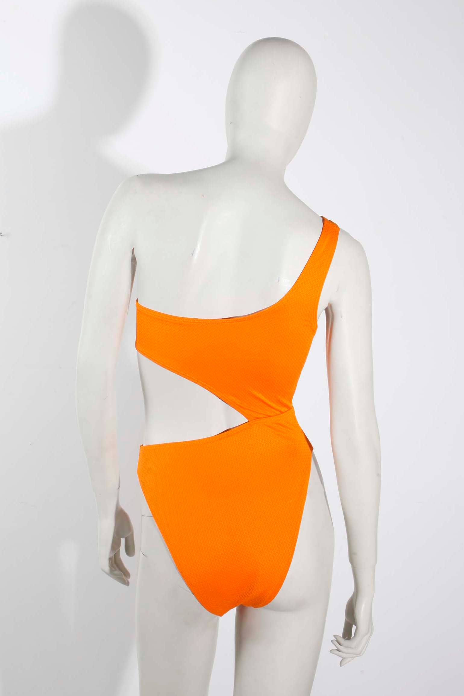 Orange Cut-Out Swimsuit (Medium)