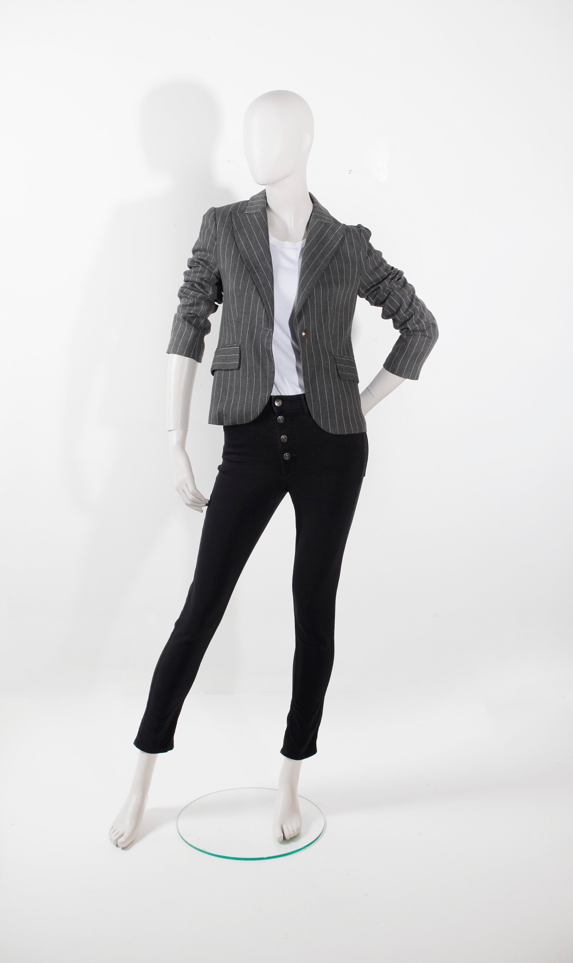 Womens Gray Blazer (Eu38)