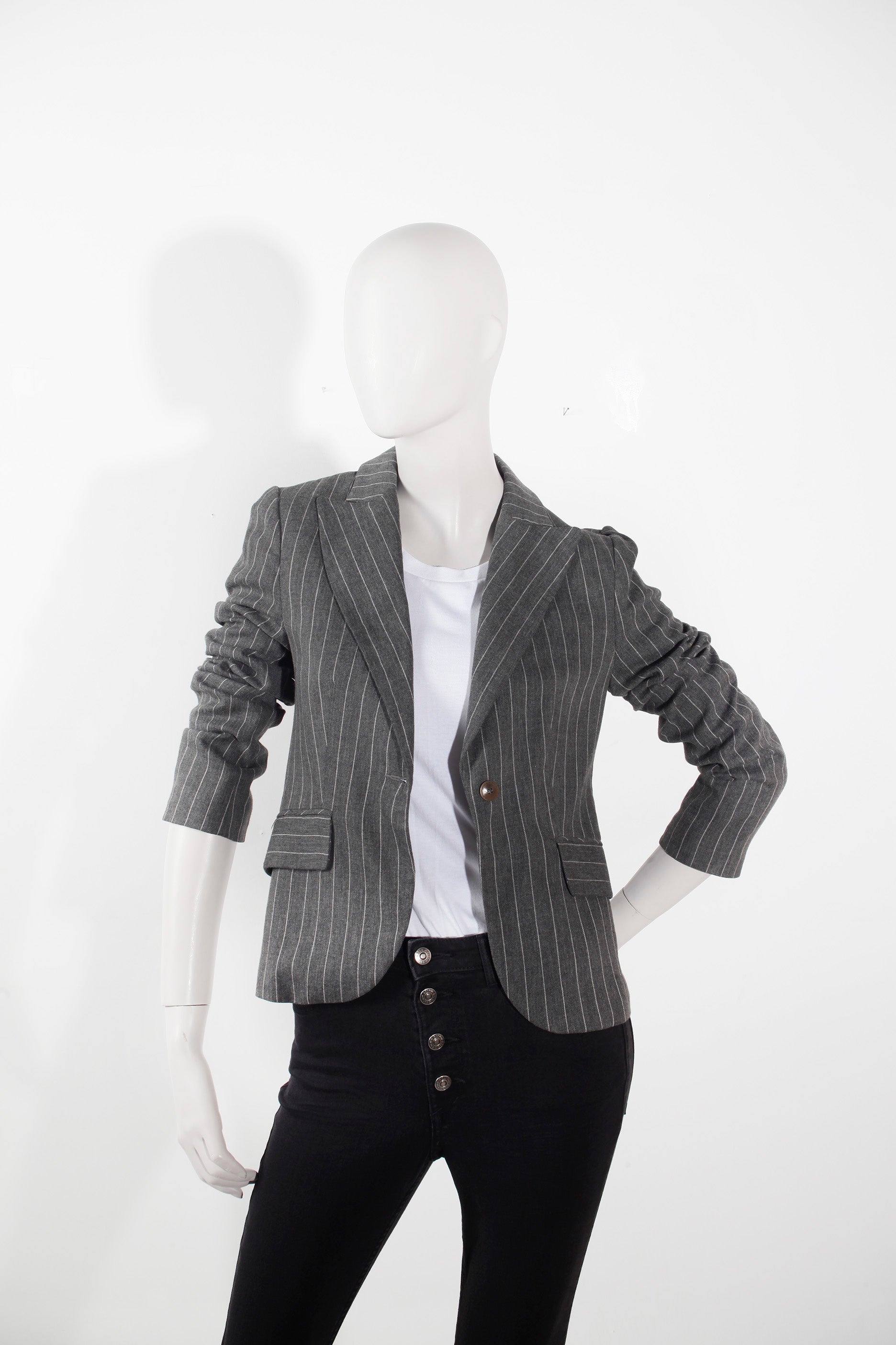 Womens Gray Blazer (Eu38)