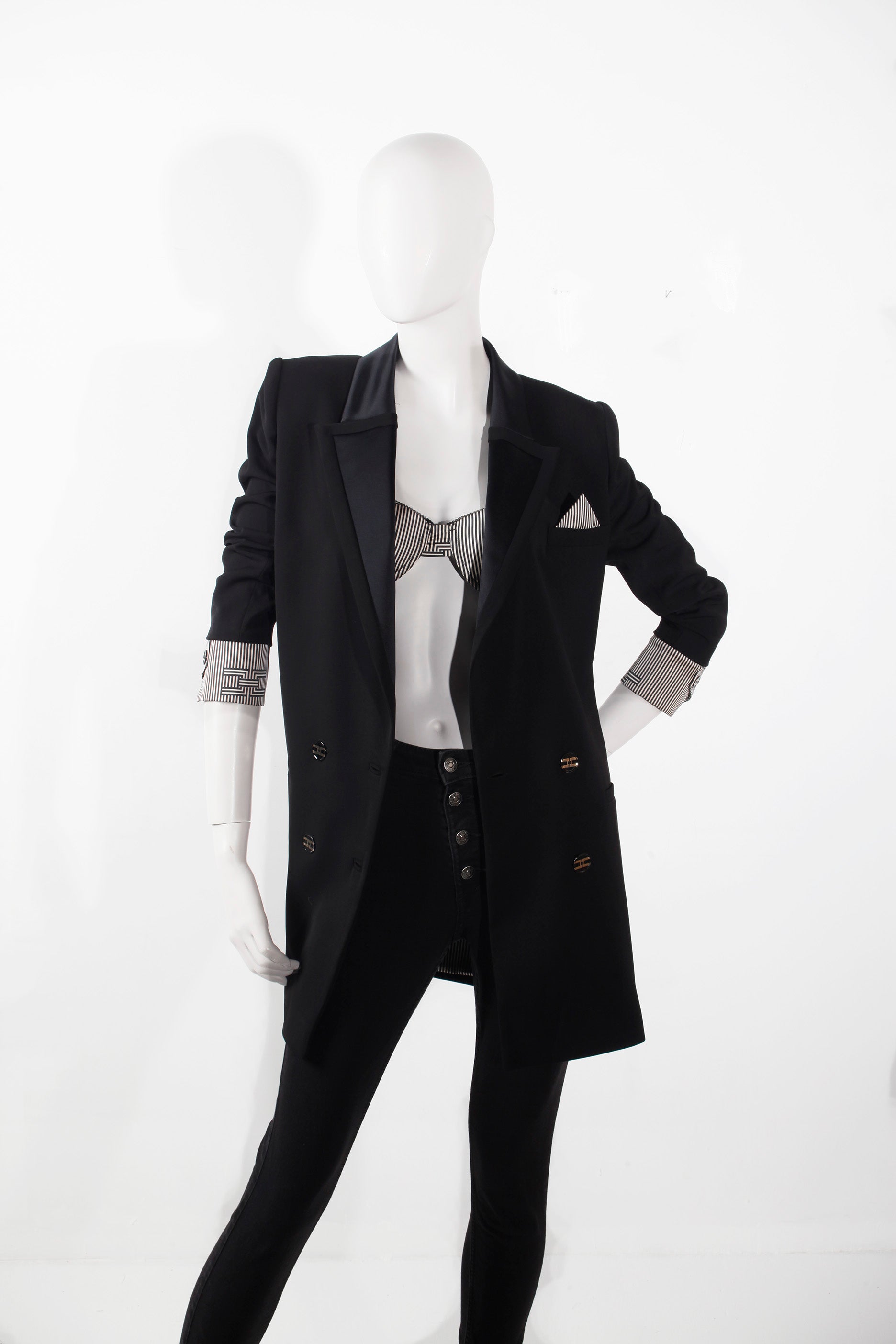 Elisabetta Franchi Tuxedo Blazer Dress (Eu36-38)