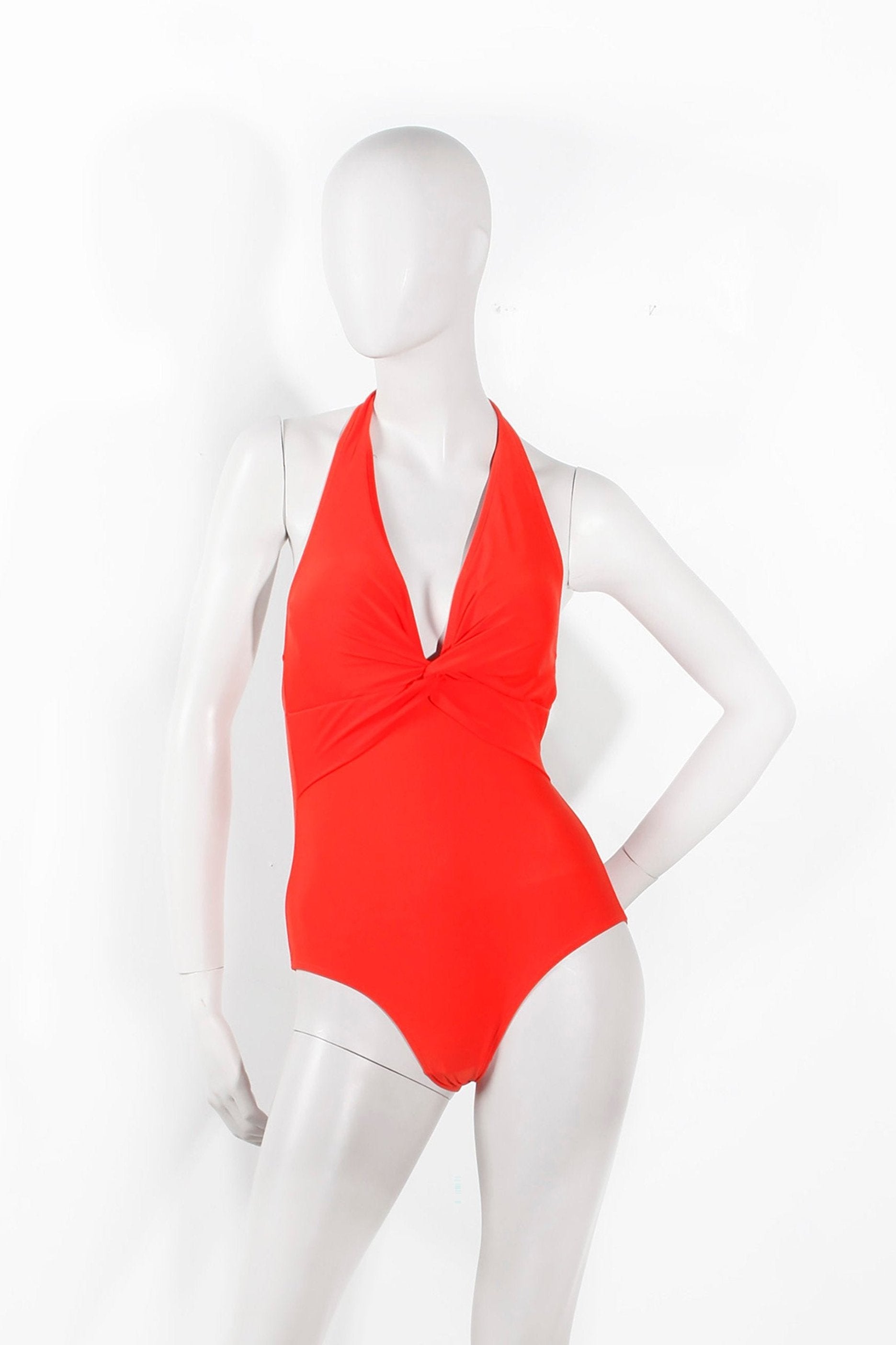 Red Halterneck  Swimsuit