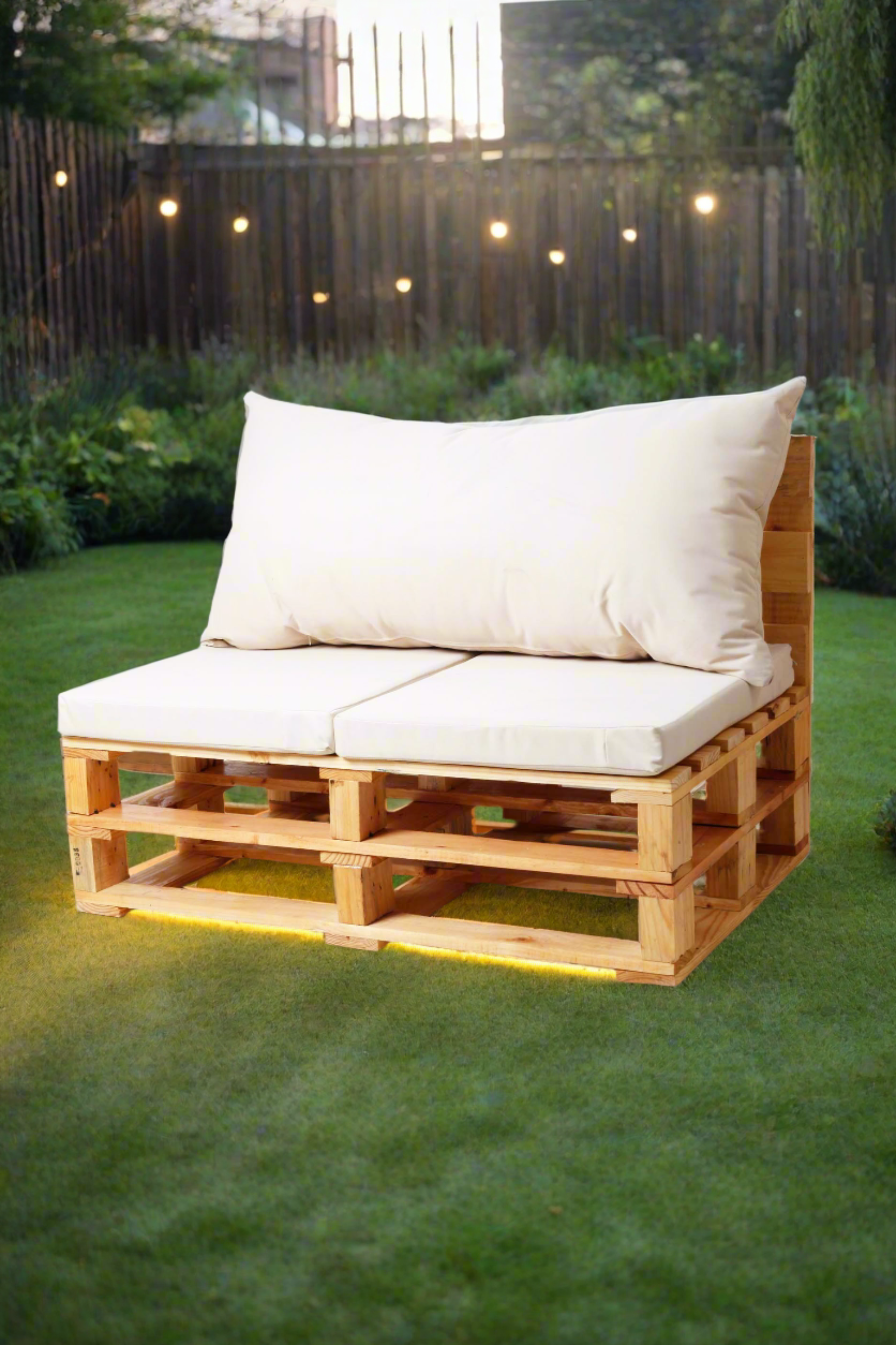 Outdoor Pallet Furniture Set (2 Seater 2x1 Seater