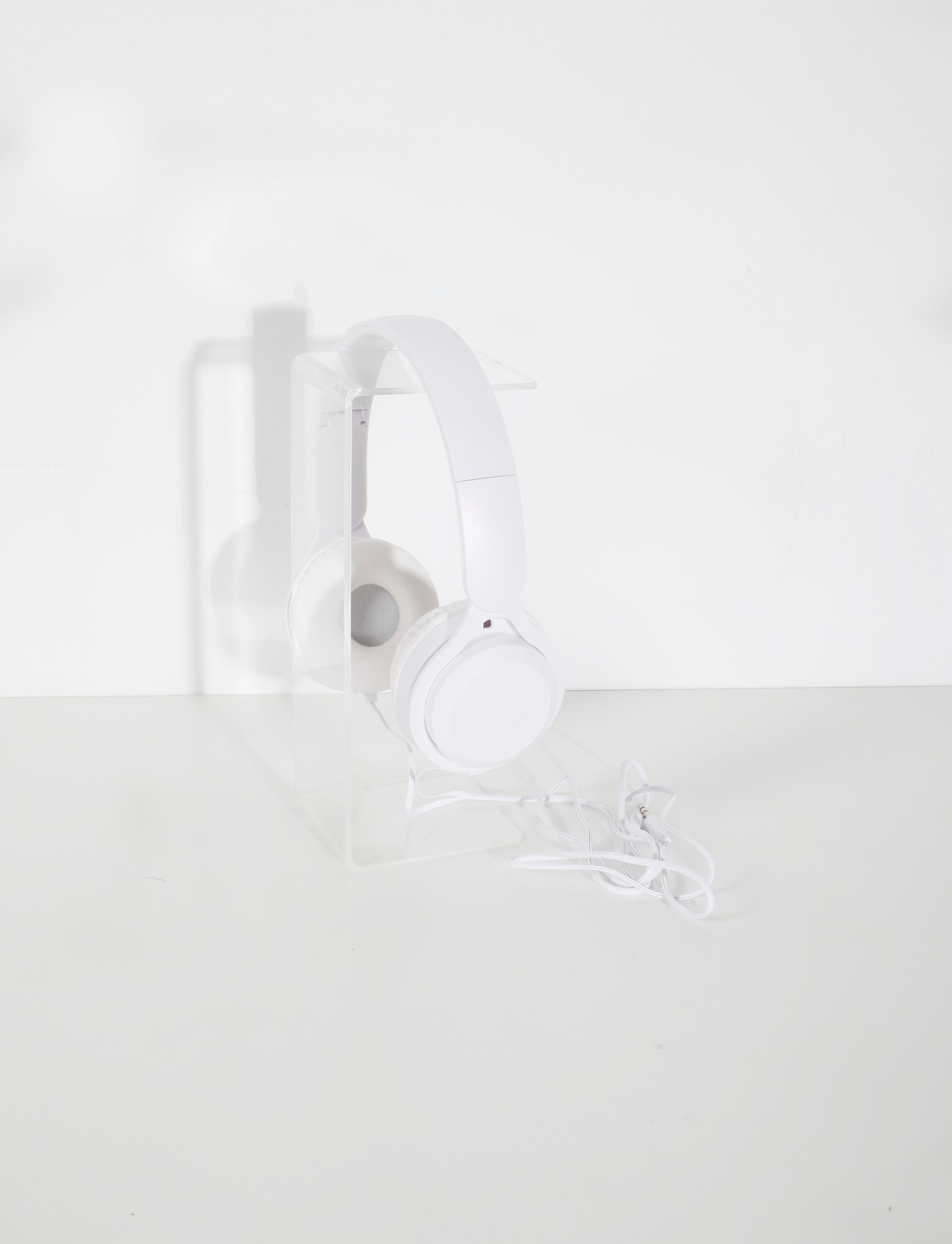 White Headphones with Wire