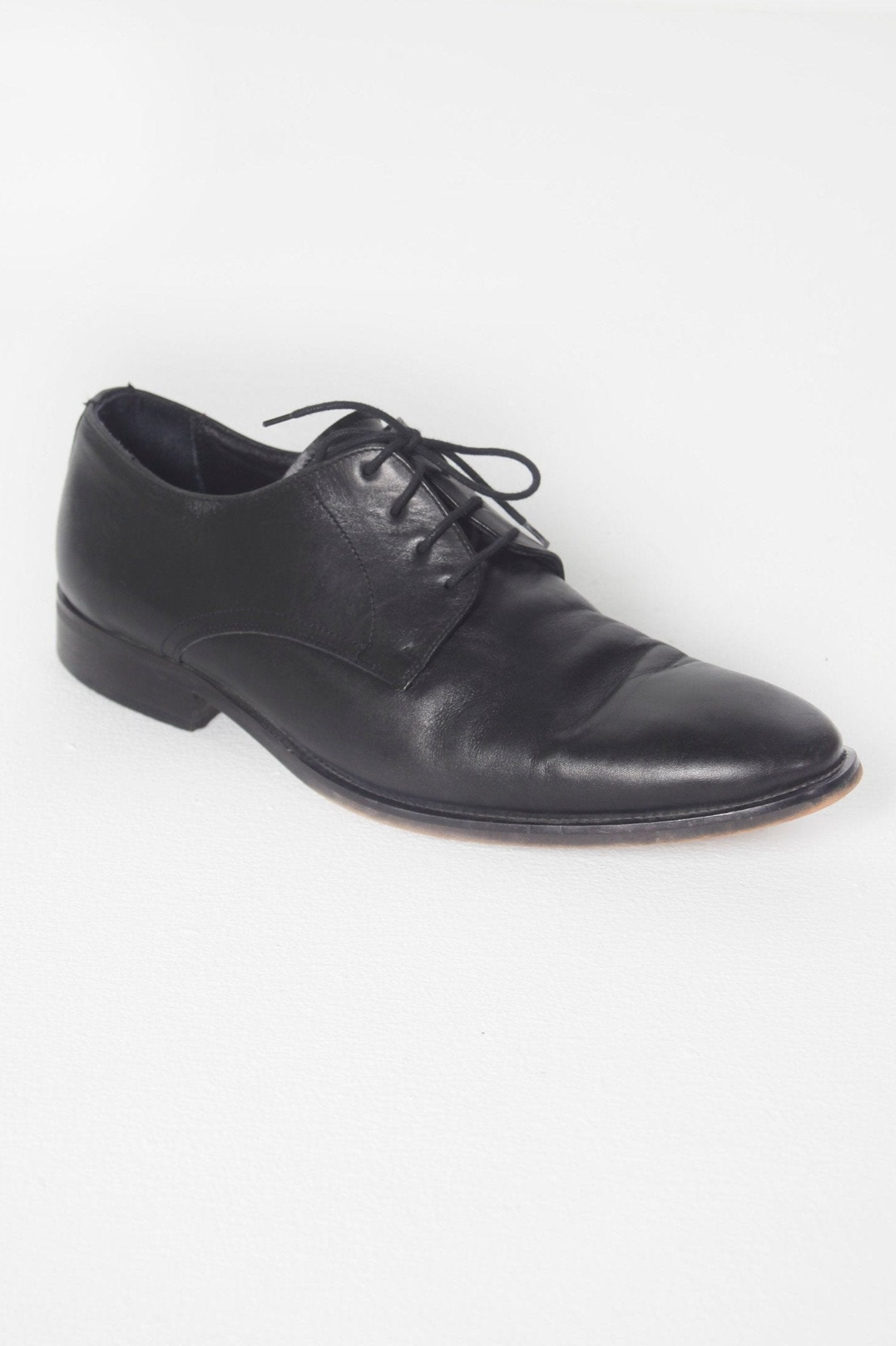 Men's Black Lace-up Shoes (EU44)