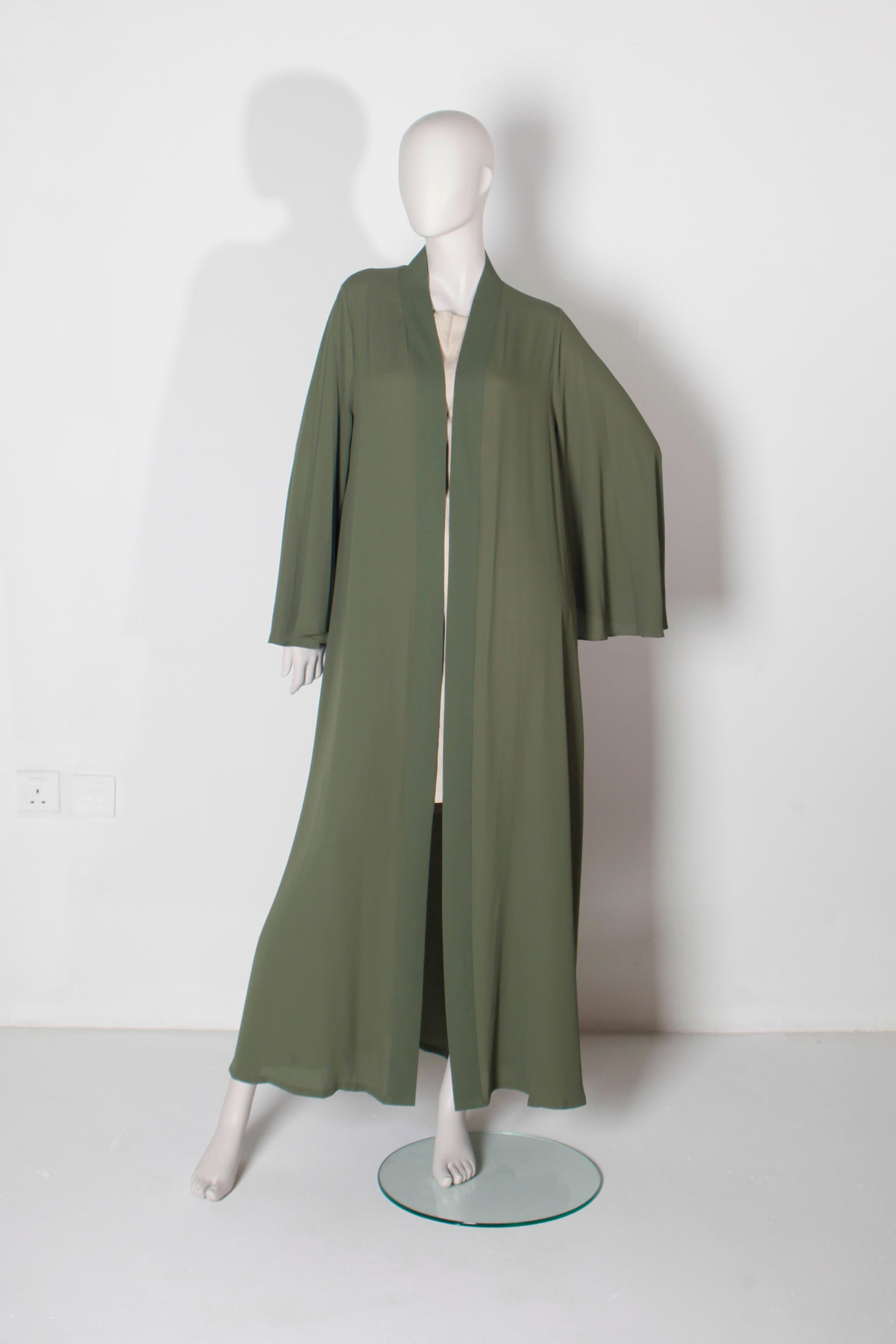 Khaki Green Abaya