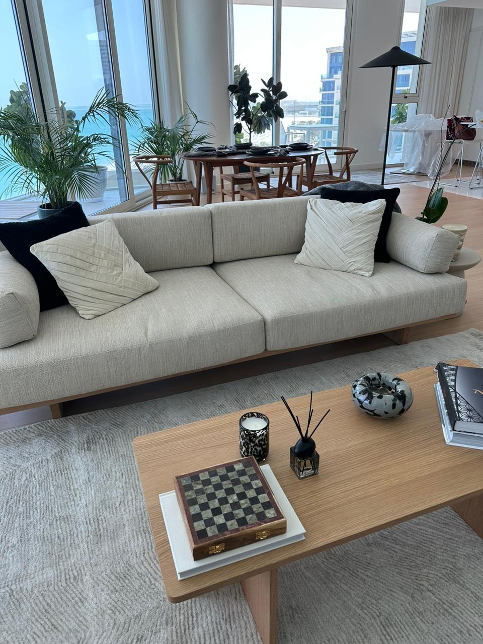 Premium Modern Wooden Sofa