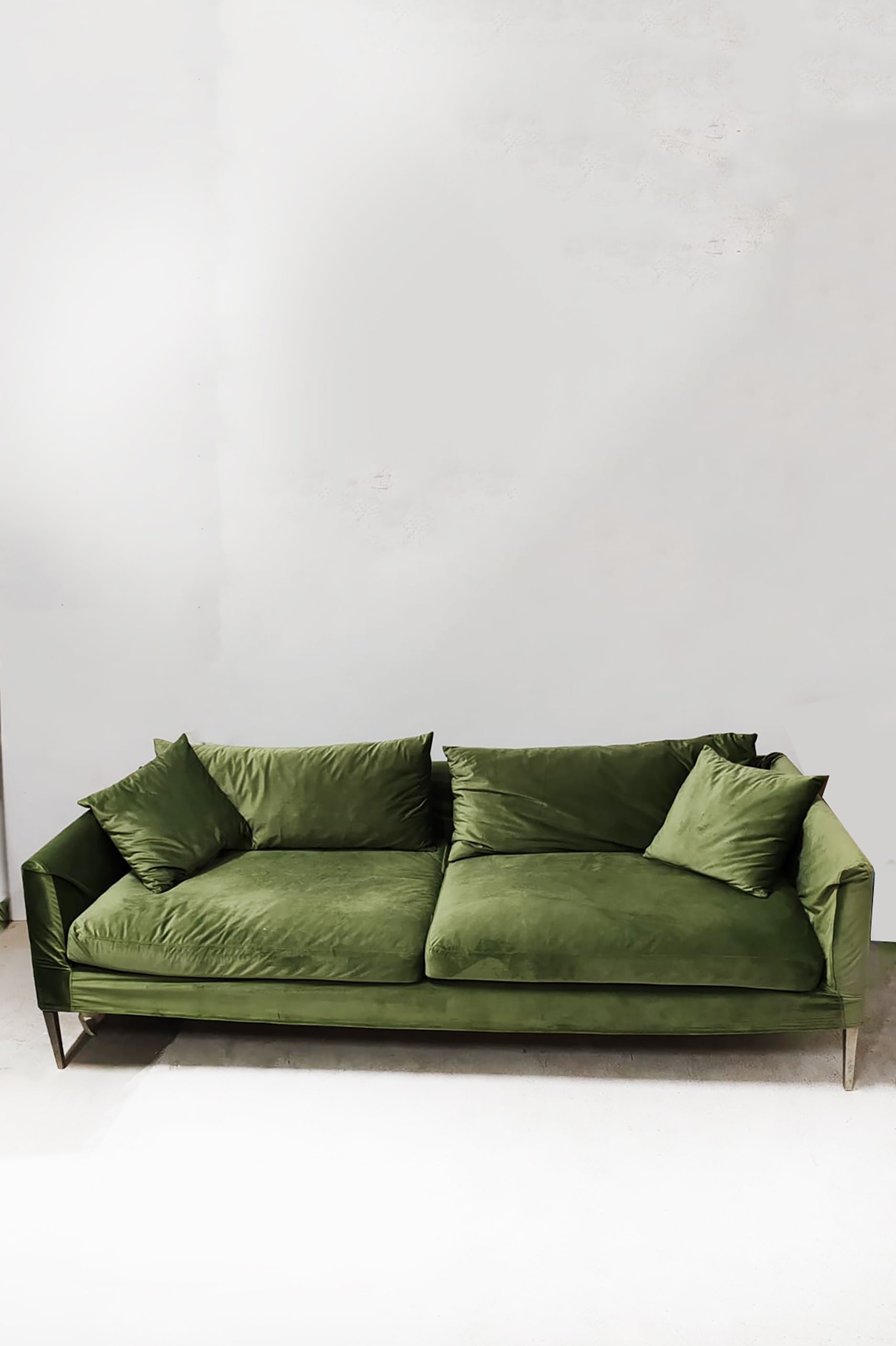 Green Velvet Sofa
