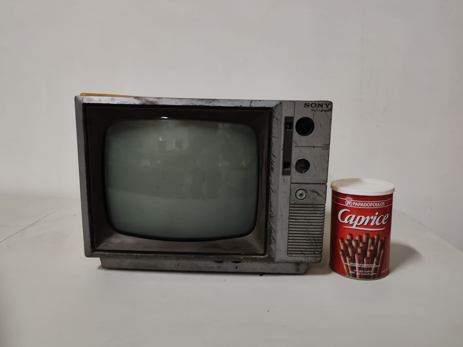 Yellow Vintage TV