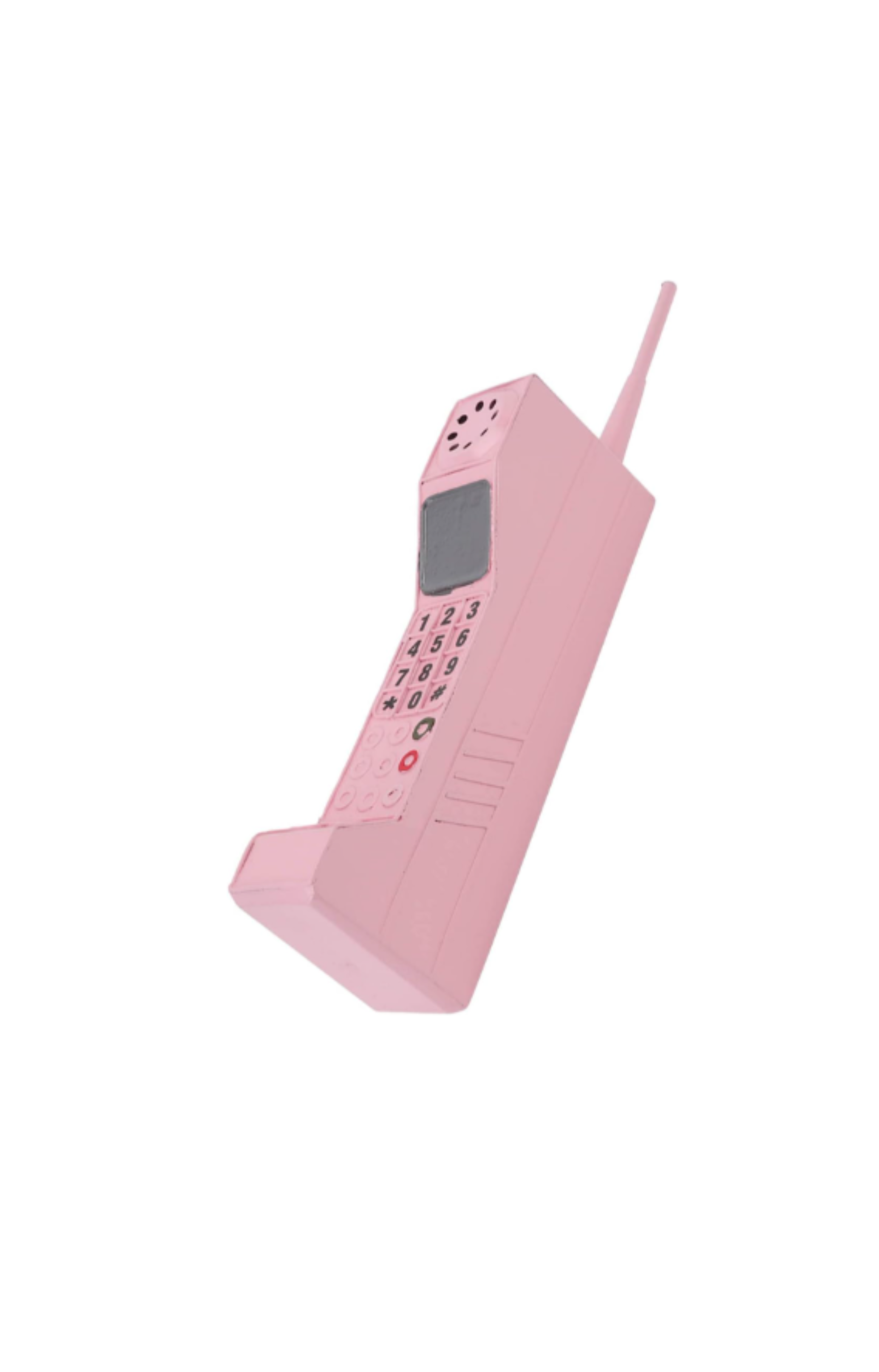 Retro pink brick phone – ProppedUpRentals