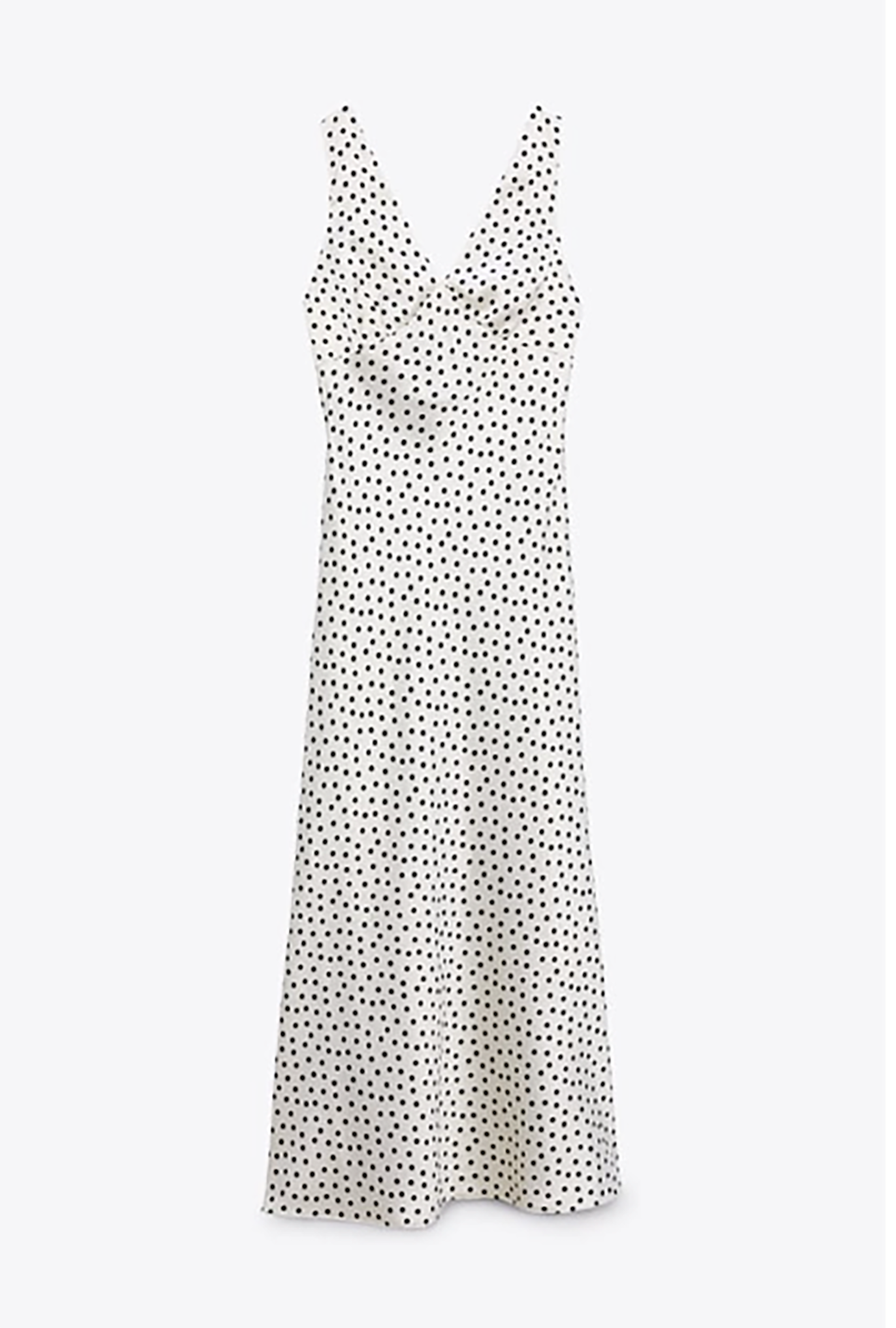 White Polka Dot Dress (Small)