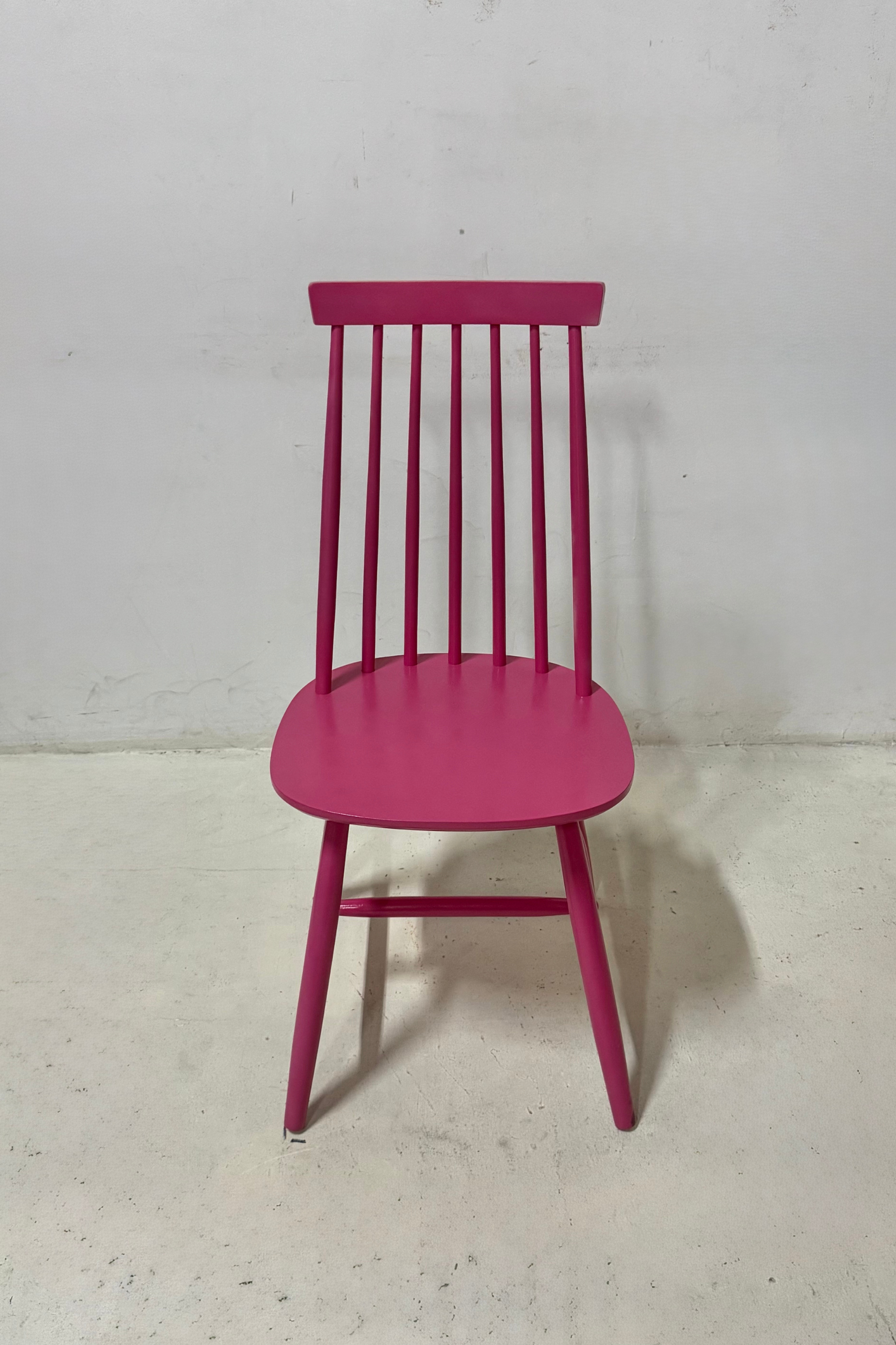 Pink Wooden Chair