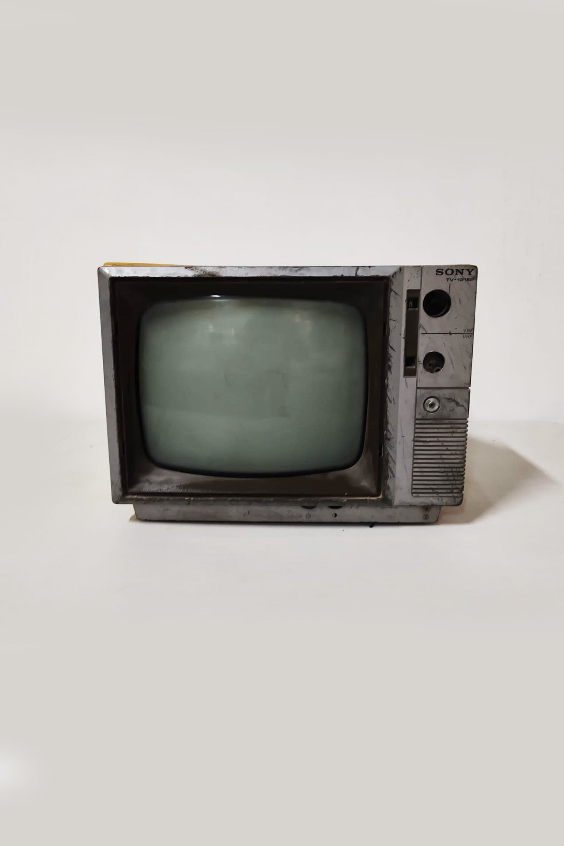 Yellow Vintage TV