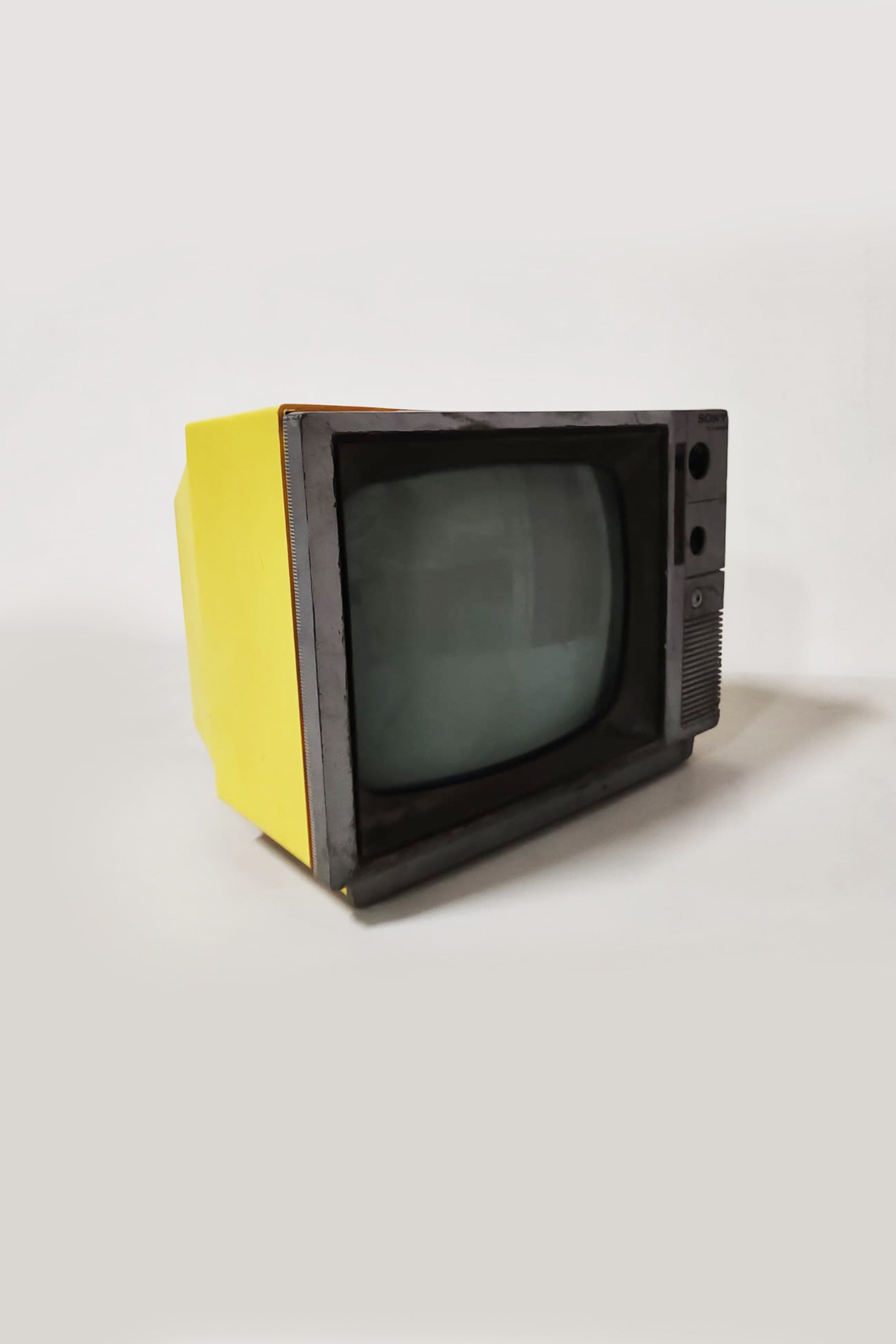 Yellow Vintage TV