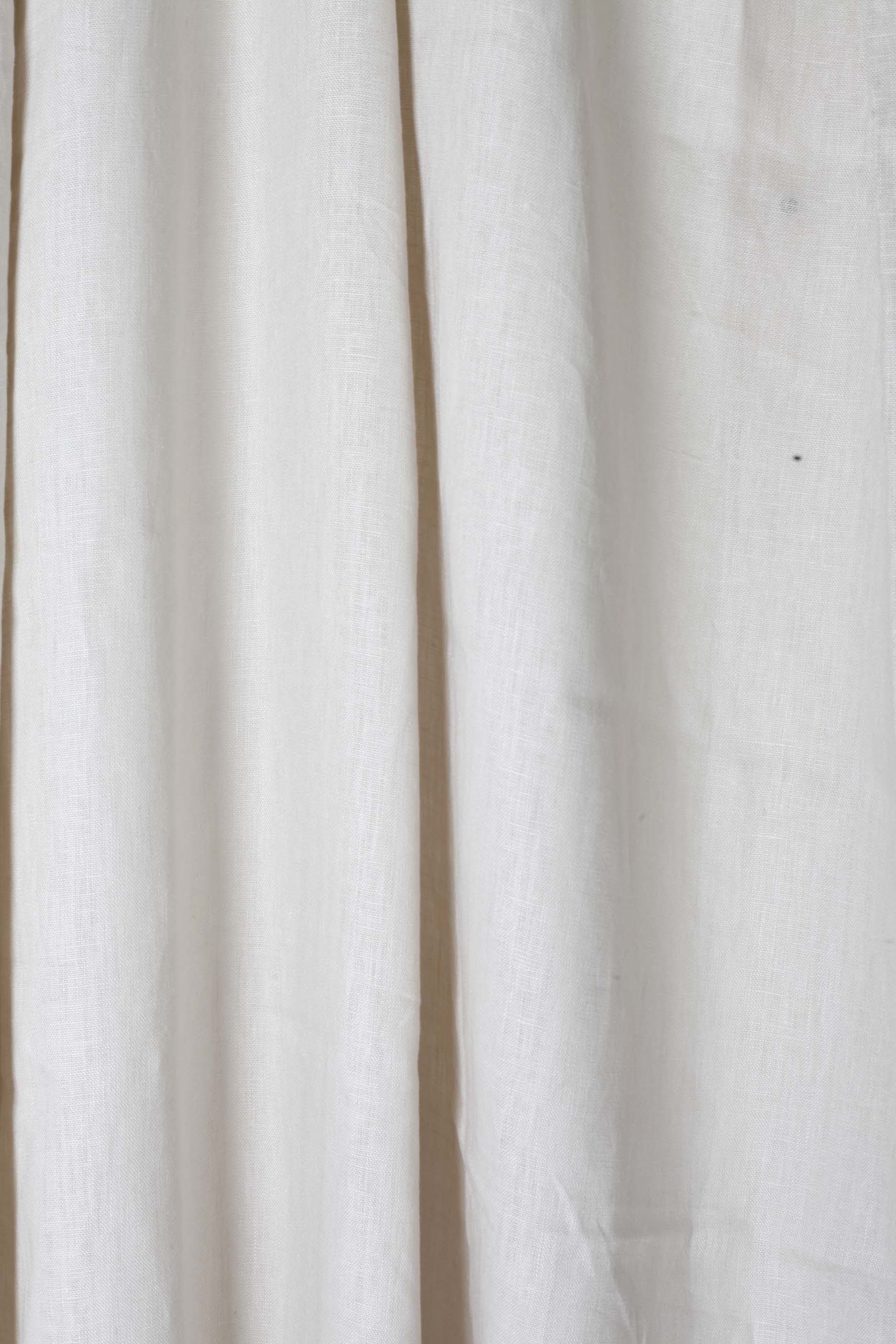 Beige Linen Curtains 1 Pair