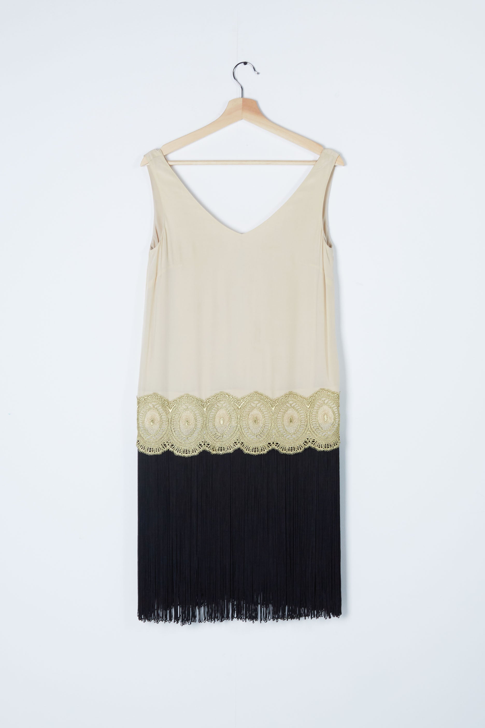 Flapper Dress with Fringe Skirt