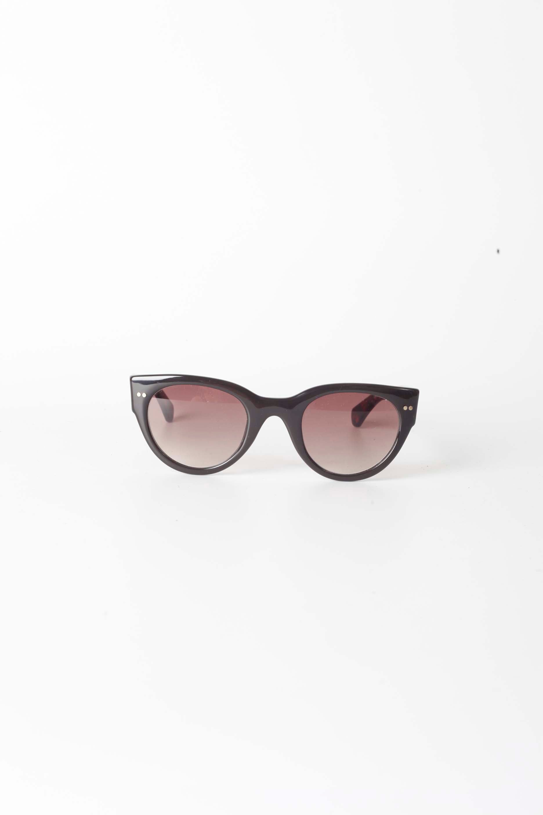 Black Cat Eye Tinted Sunglasses
