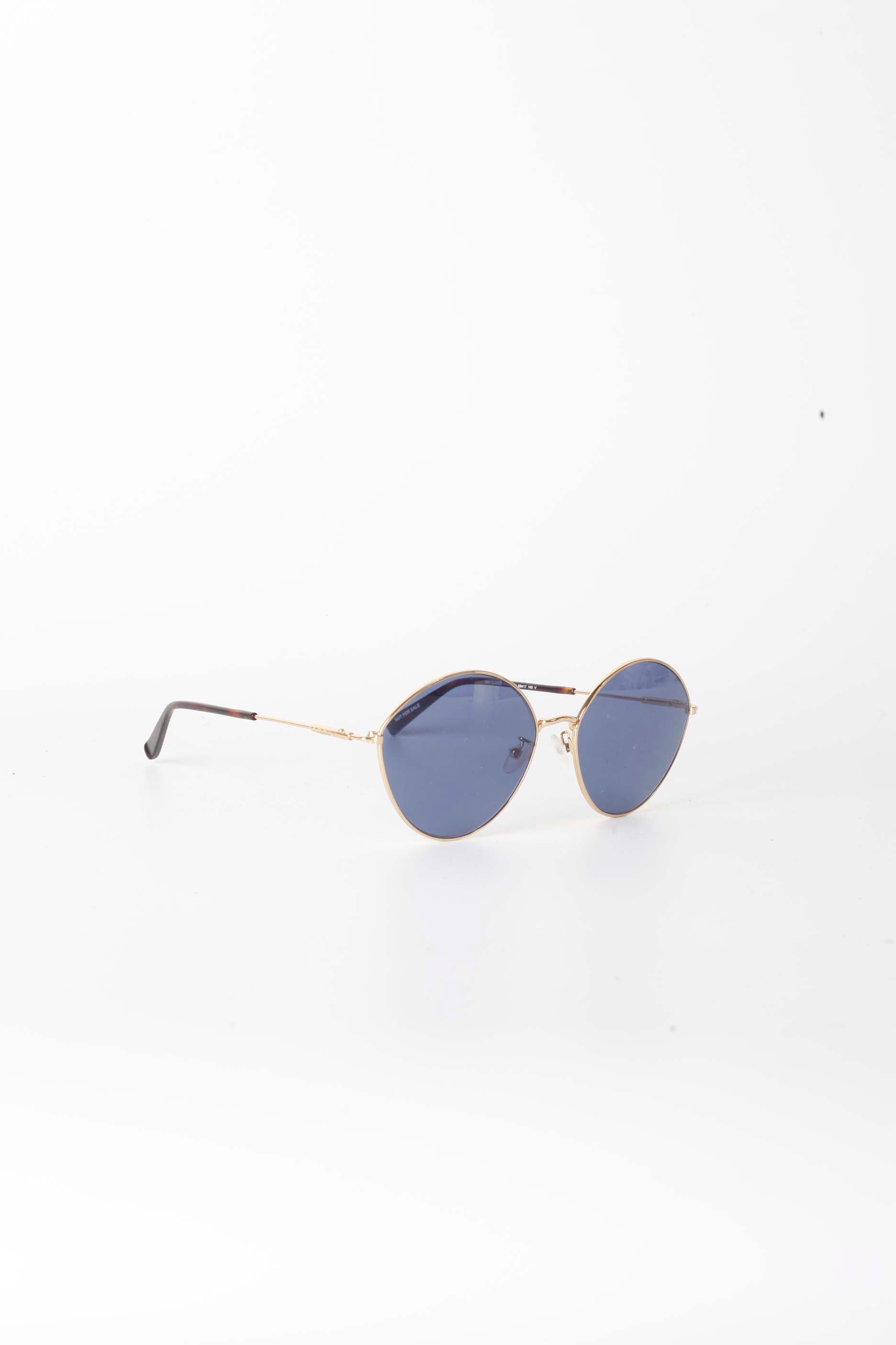 Blue Tint Oval Shaped Sunglasses