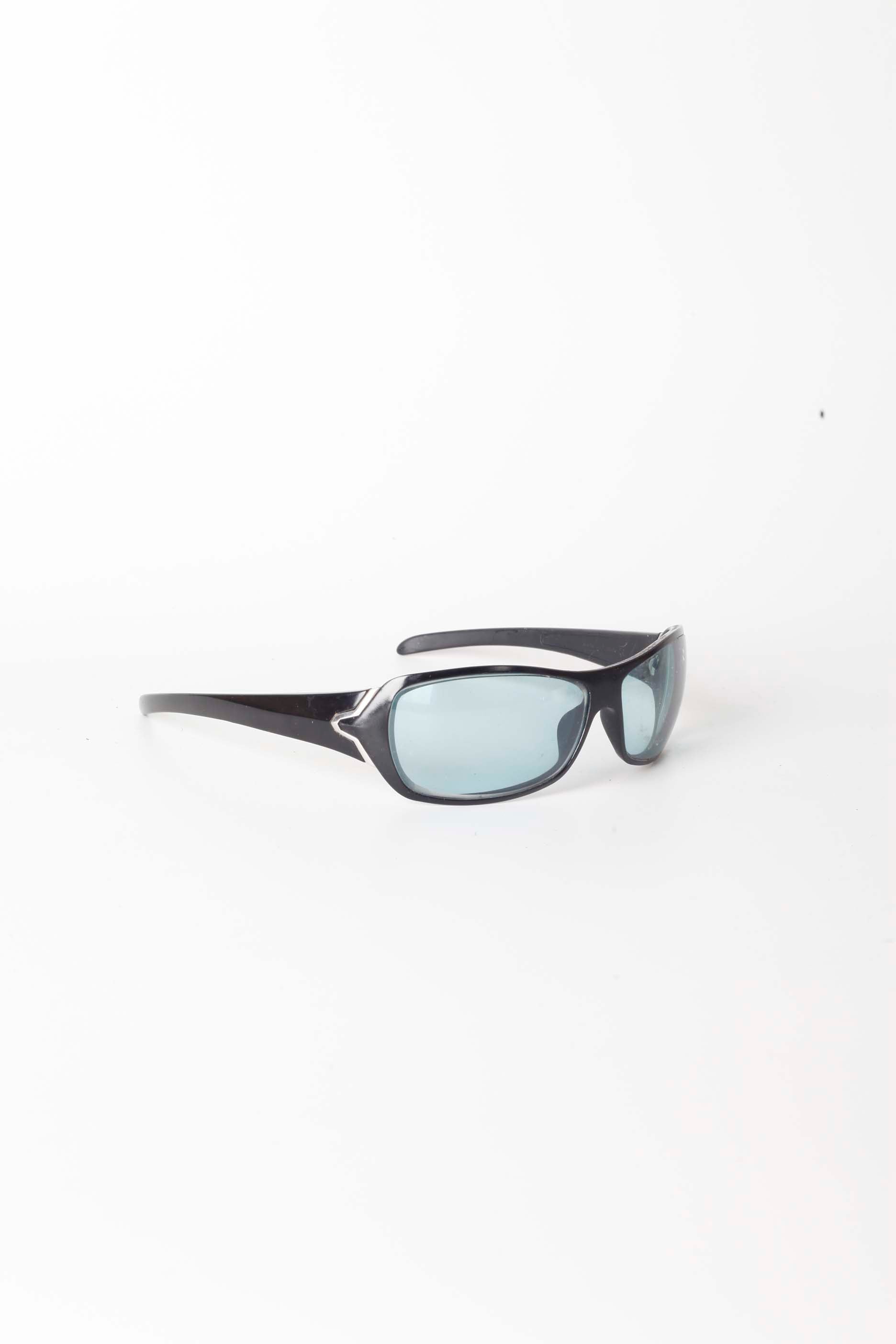 Blue Tint Wrap Around Sunglasses