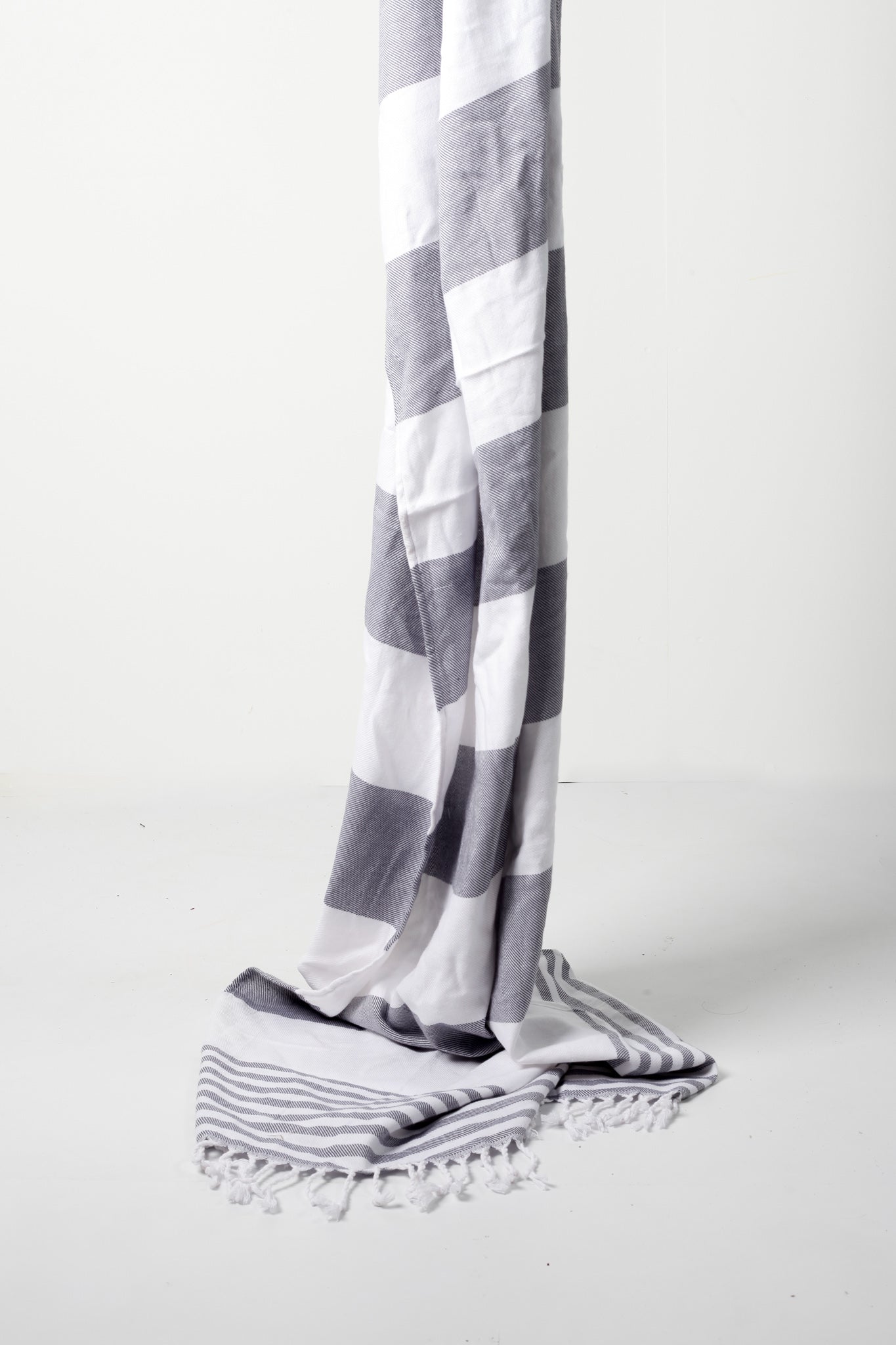 Blue & White Stripe Throw/Towel