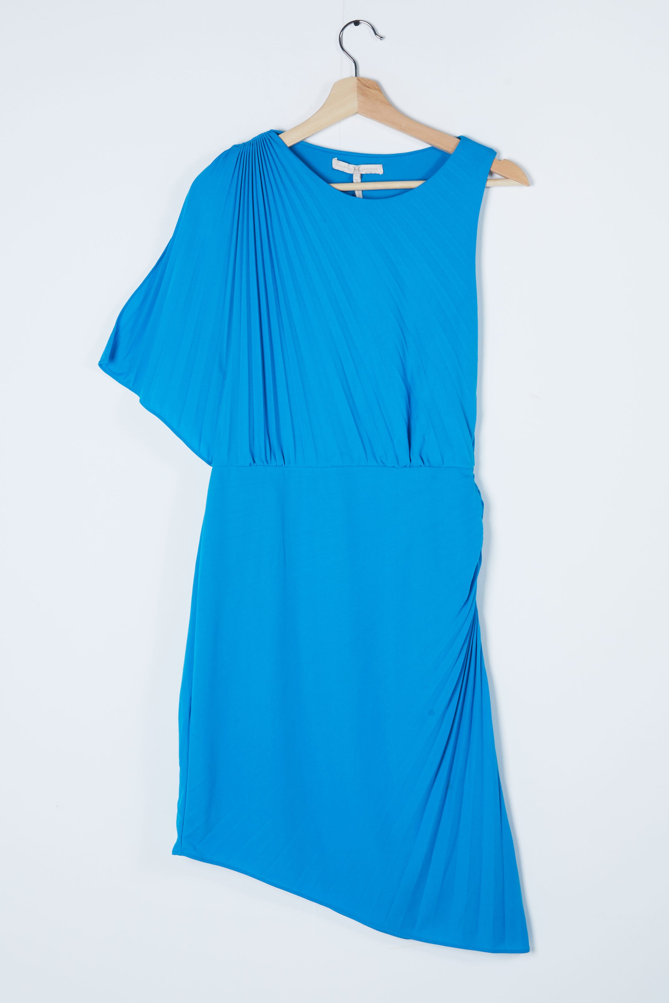 Asymmetrical Pleated Halston Dress (Eu36)