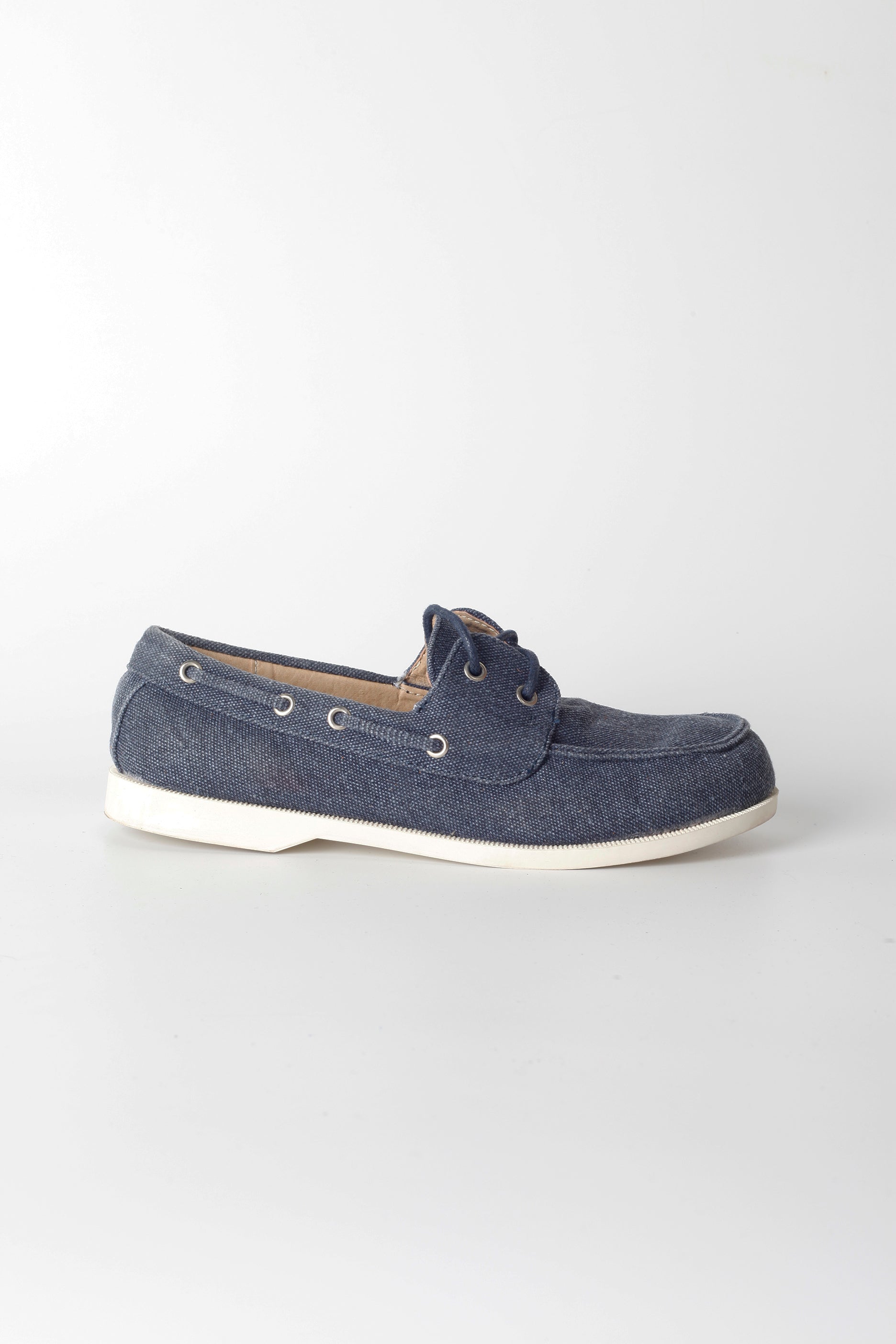 Boys Denim Boat Shoes