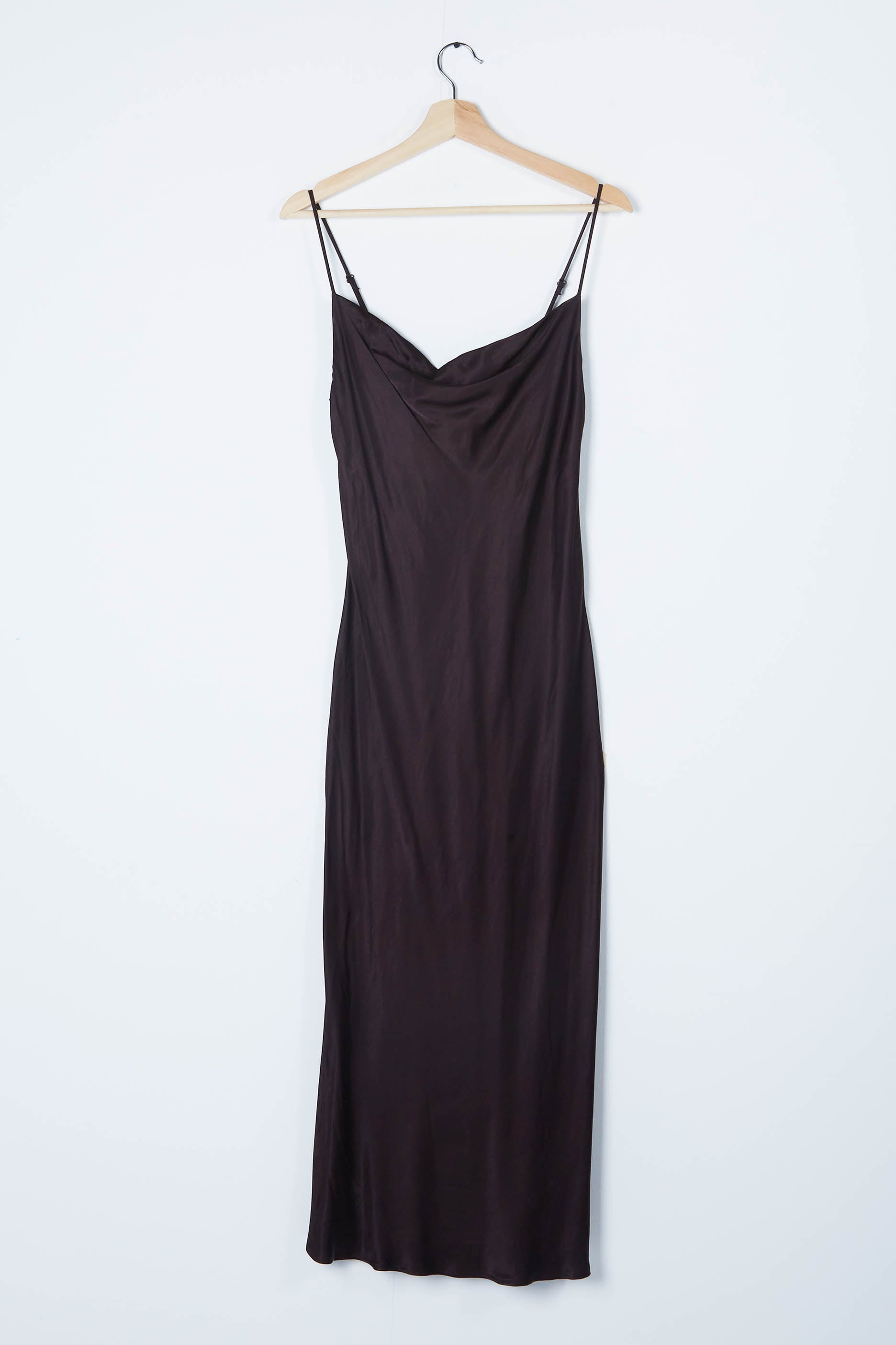 Brown Satin Slip dress (Eu38)