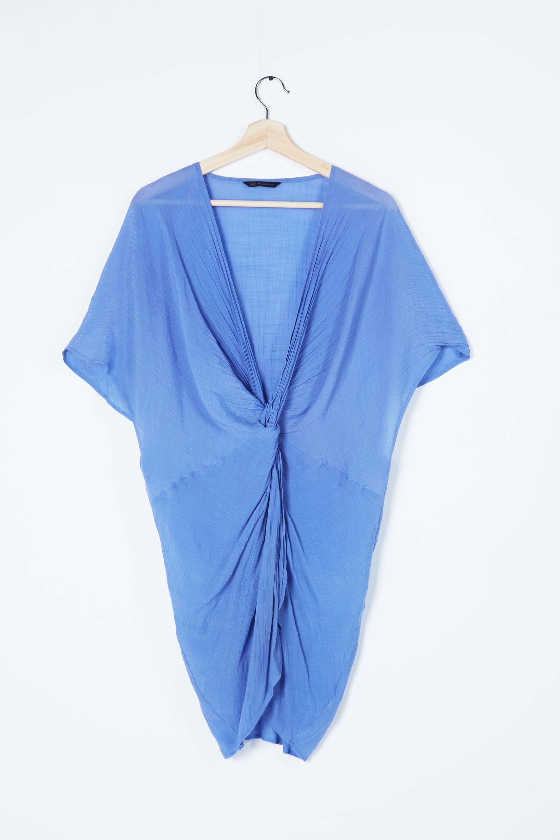 Cornflower Blue Short Beach Kaftan