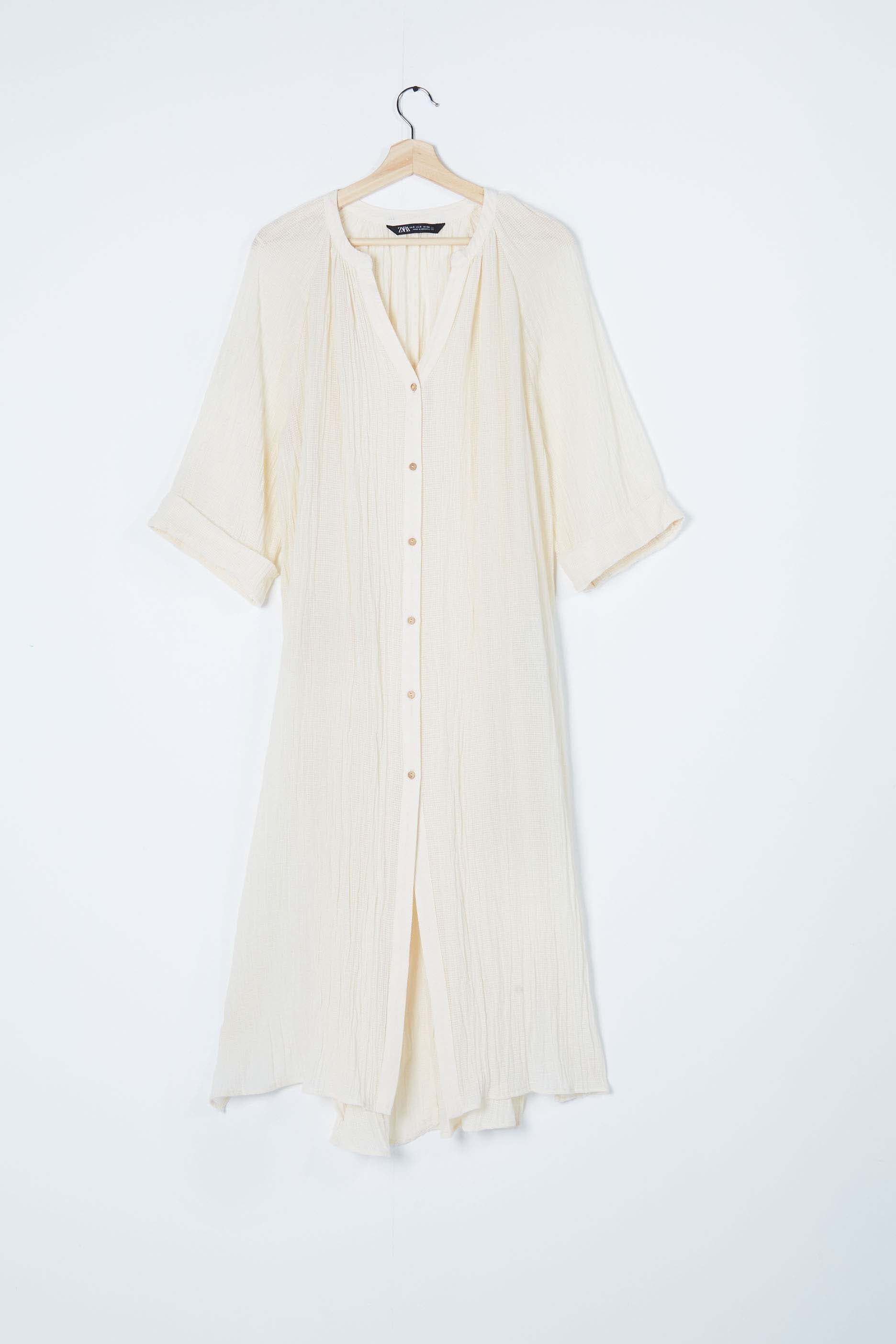 Off-white Knit Beach Kaftan