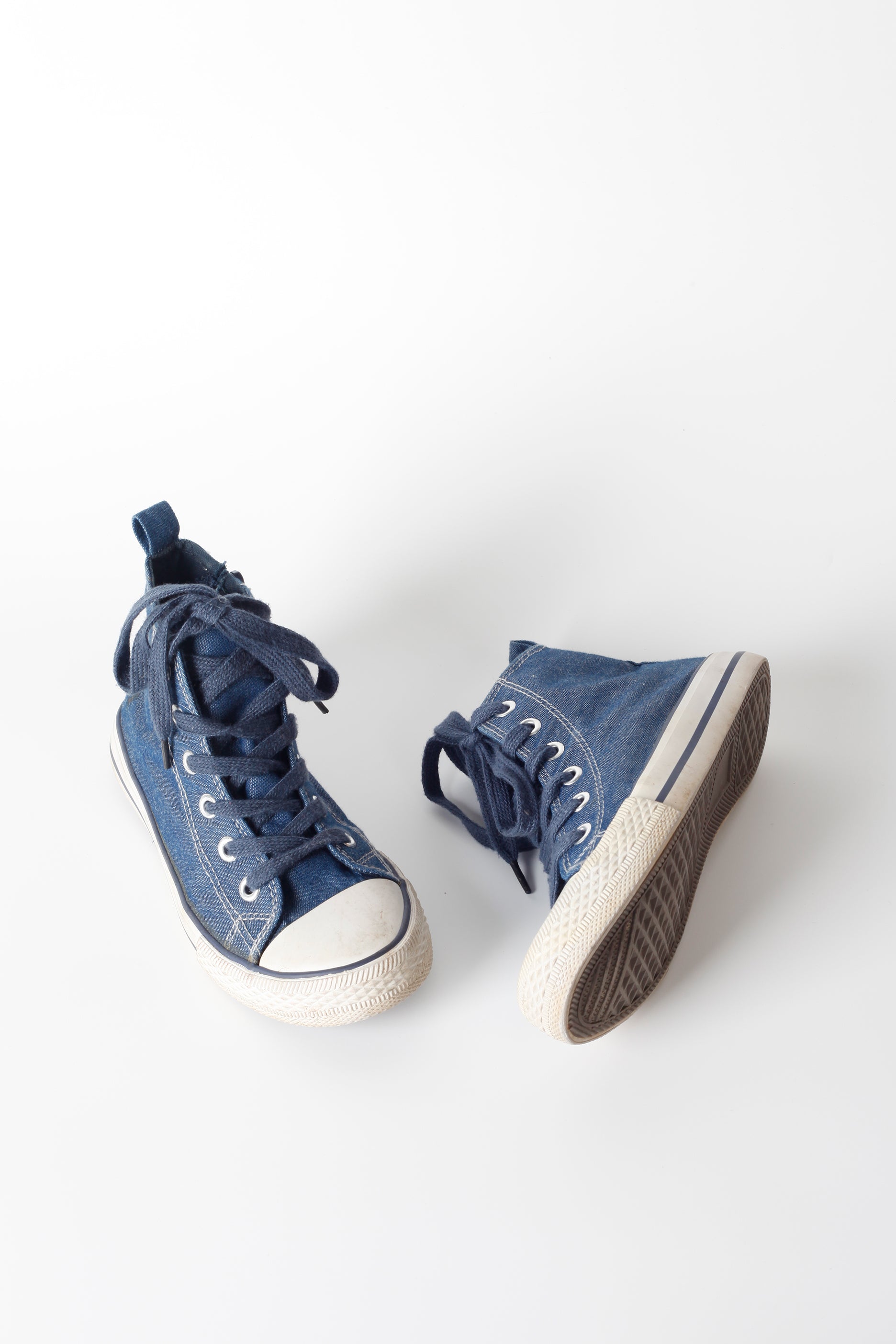 Denim High Top Sneakers