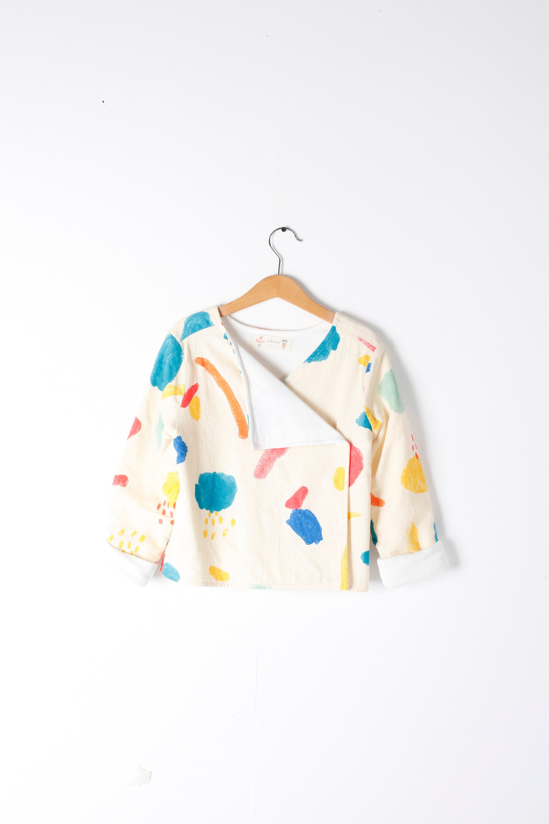 Girls Artsy Printed Coat
