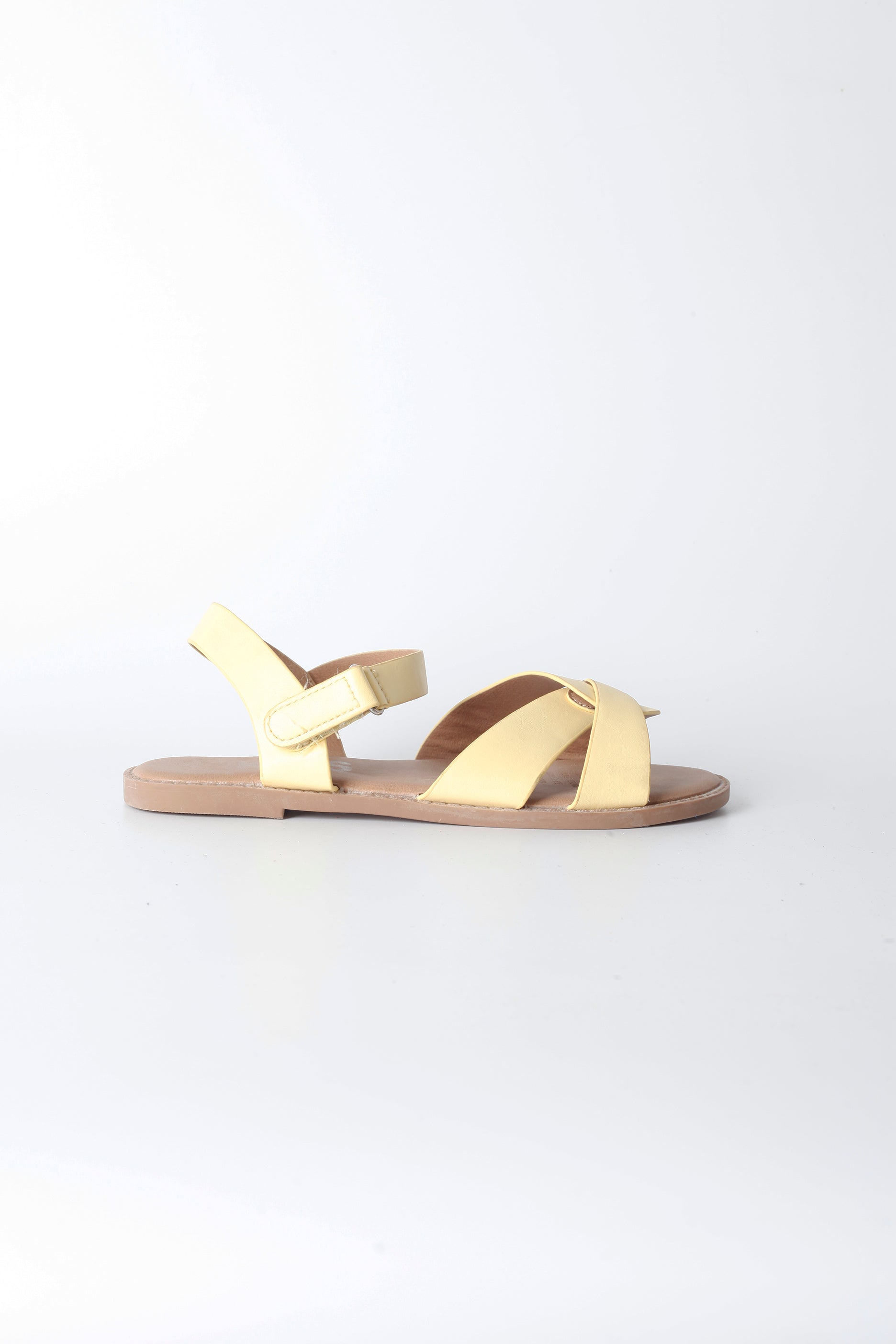 Girls Pale Yellow Sandal