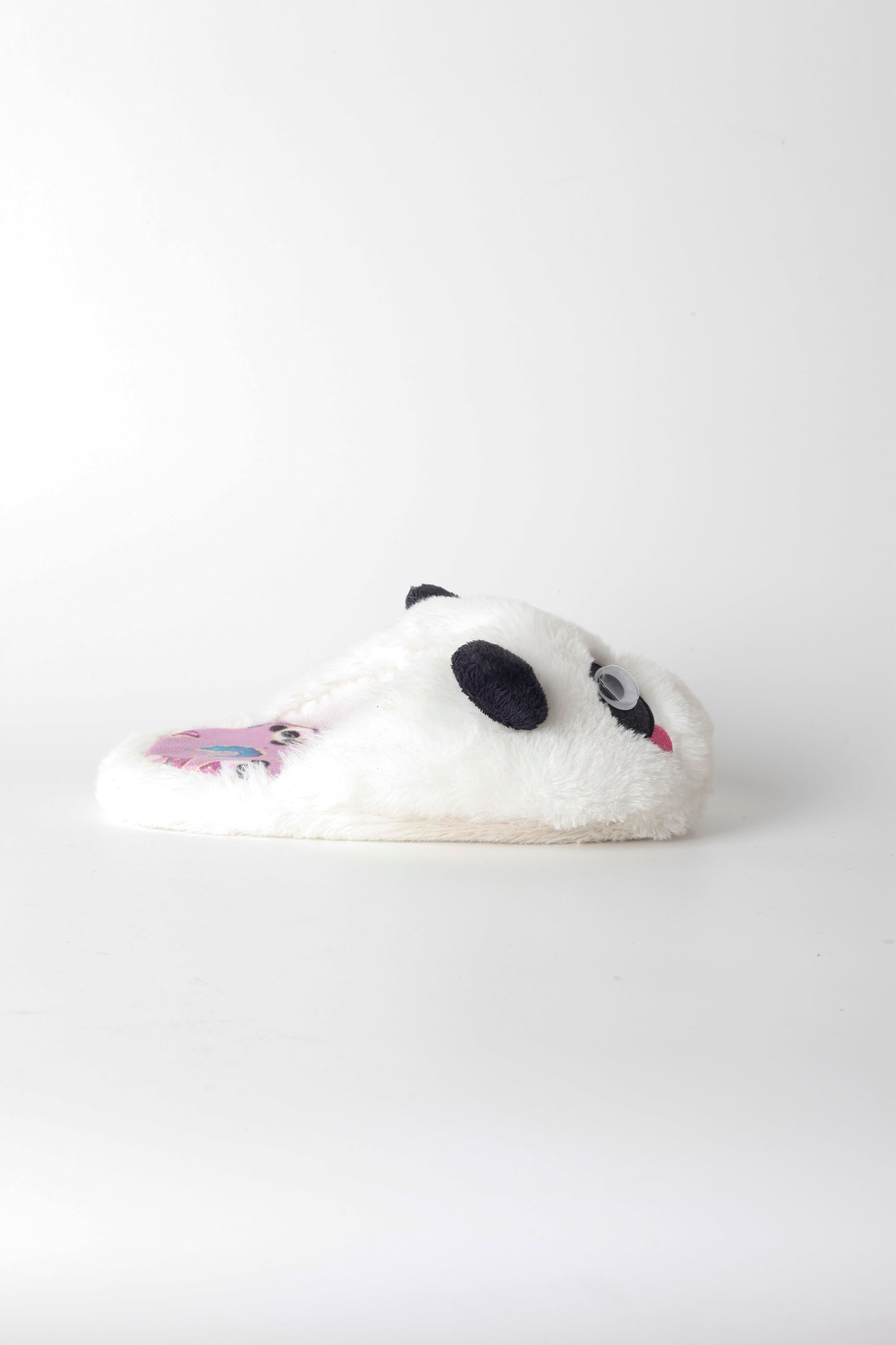 Girls Panda Slippers